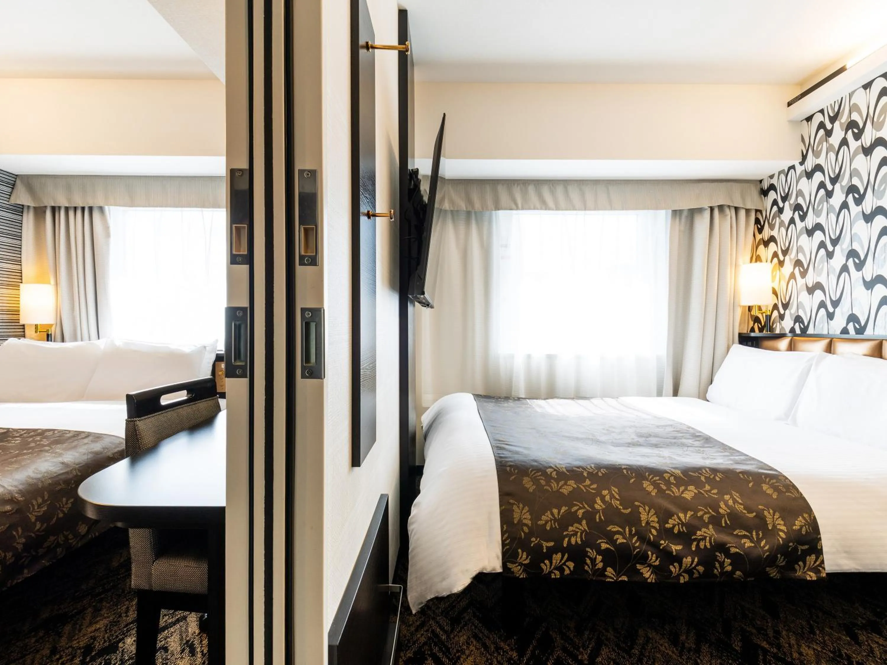 Photo of the whole room, Bed in APA Hotel & Resort Osaka Umeda Eki Tower