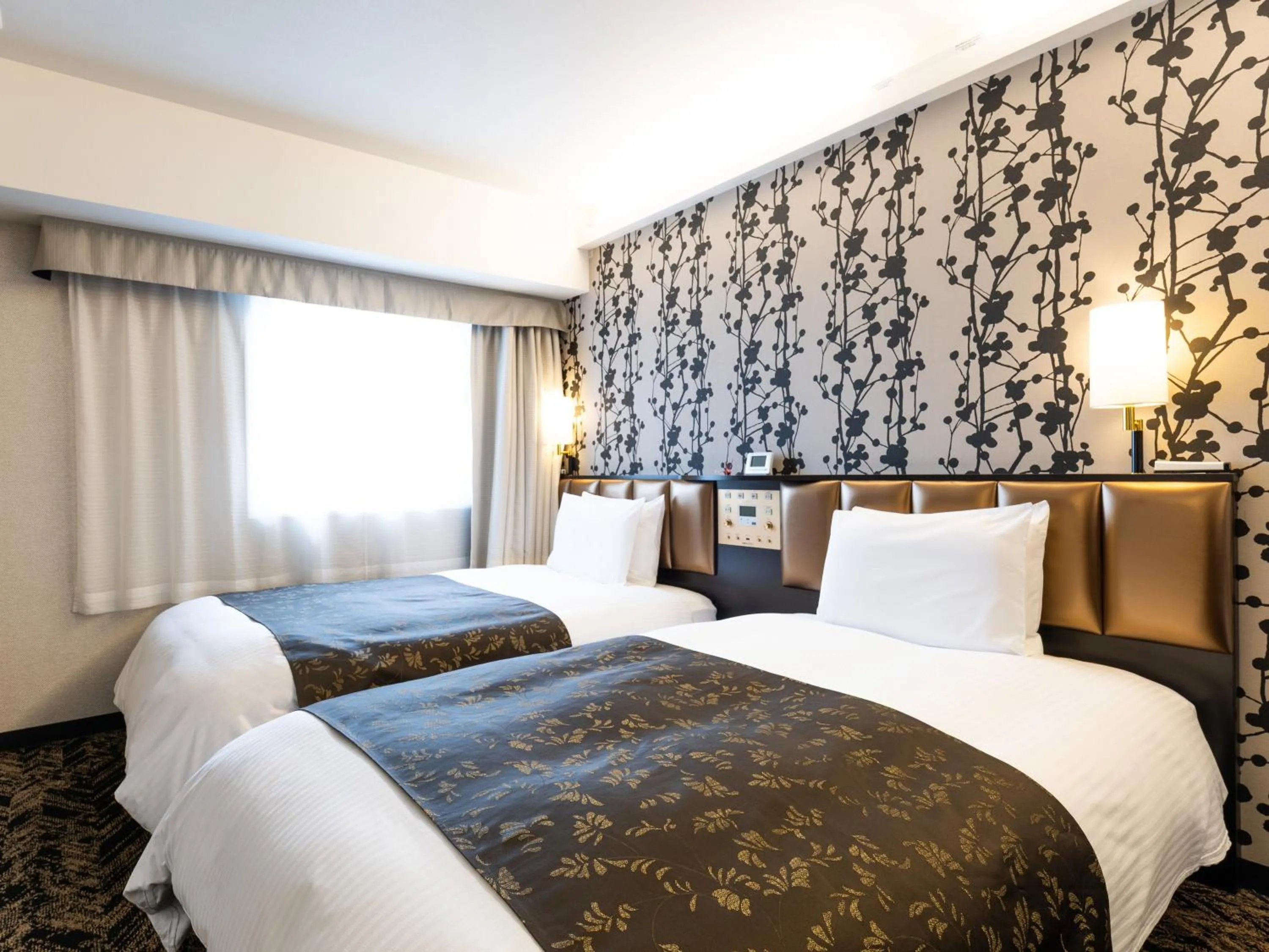 Photo of the whole room, Bed in APA Hotel & Resort Osaka Umeda Eki Tower