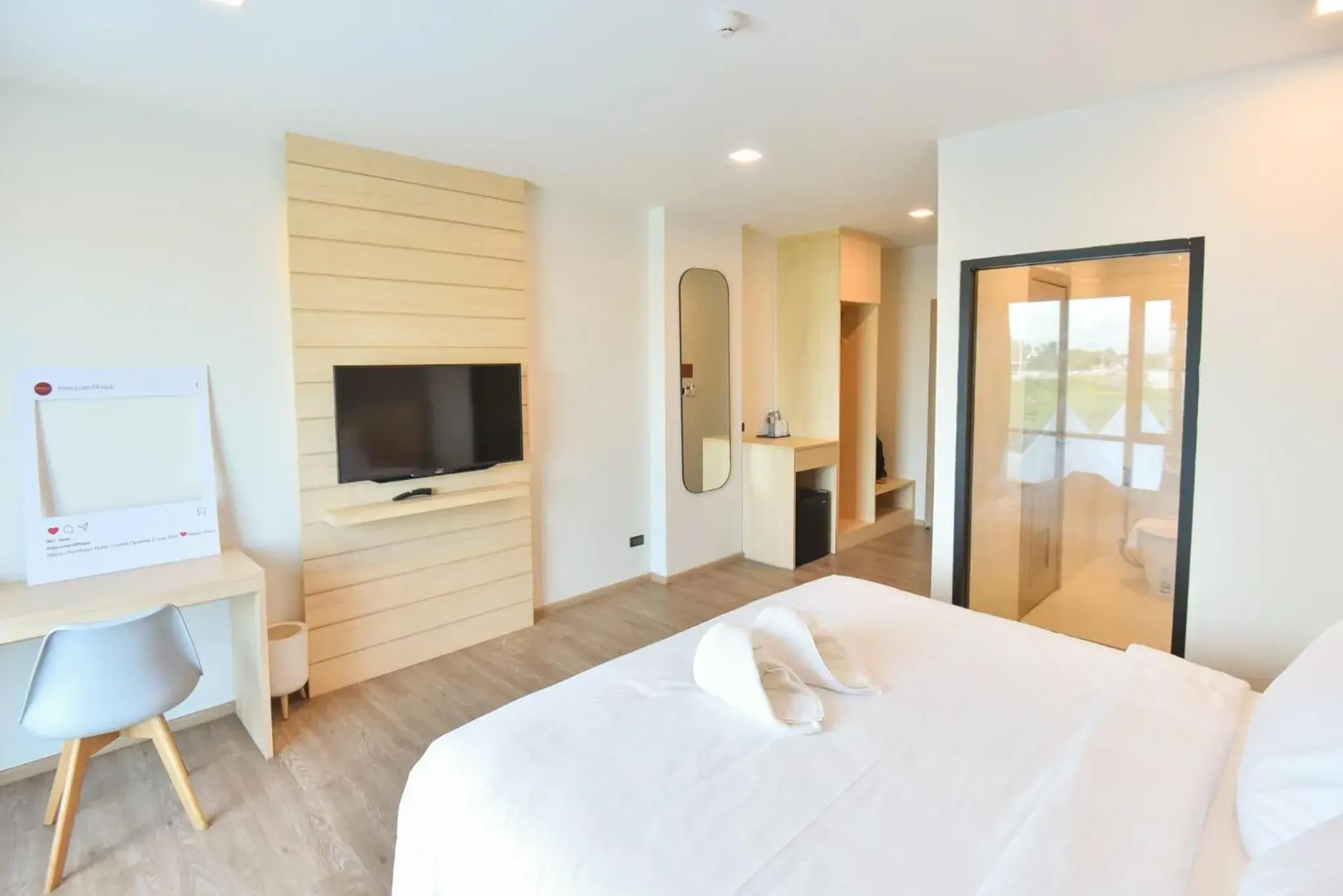 Bed in Mayuu Ayutthaya Hotel Bed in Mayuu Ayutthaya Hotel