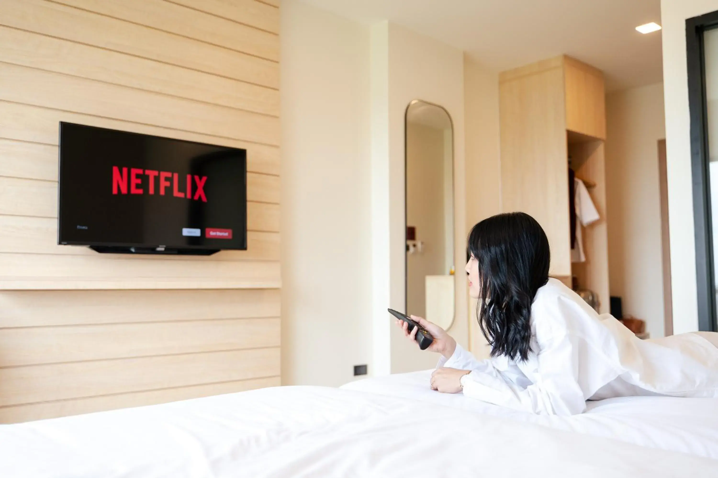 Bed in Mayuu Ayutthaya Hotel Bed in Mayuu Ayutthaya Hotel