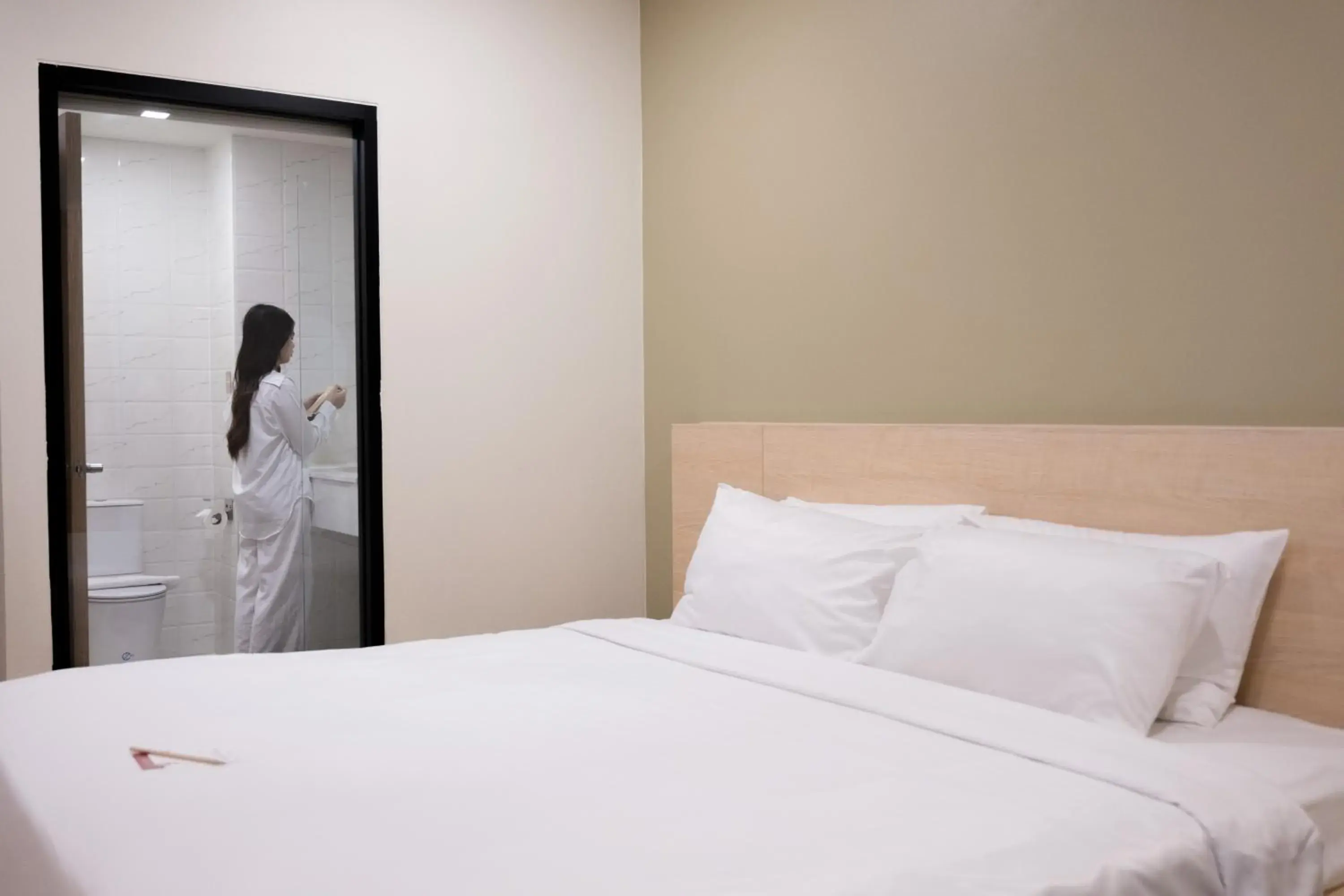 Bed in Mayuu Ayutthaya Hotel Bed in Mayuu Ayutthaya Hotel