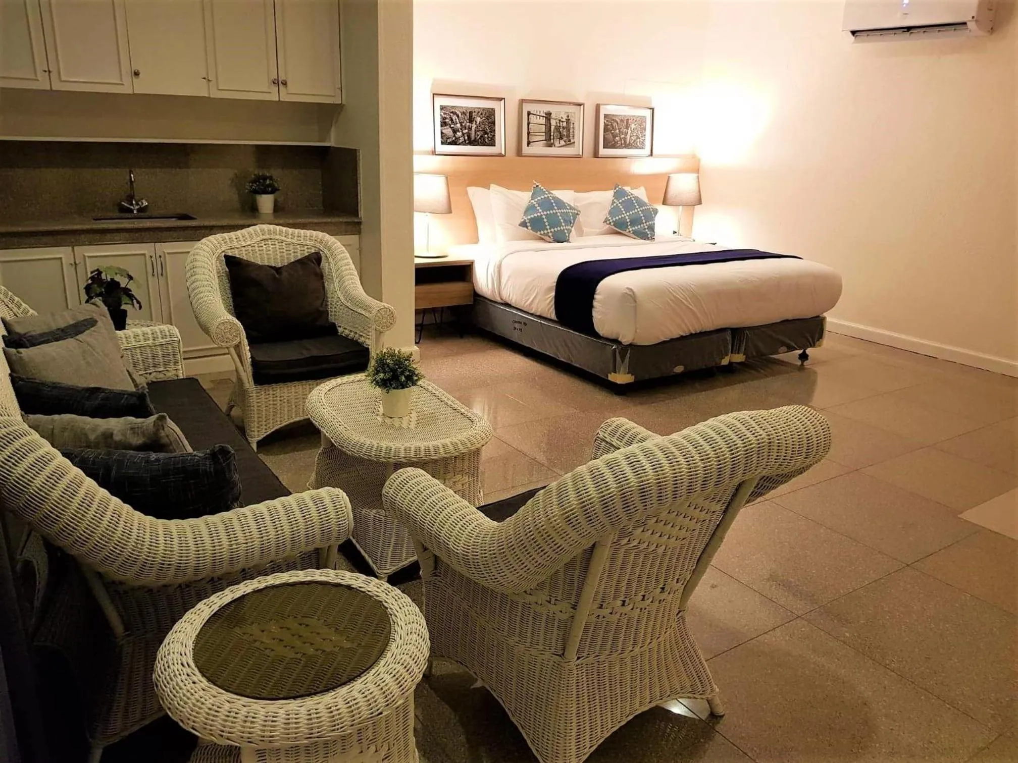 Photo of the whole room, Bed in Chateau Bleu Resort