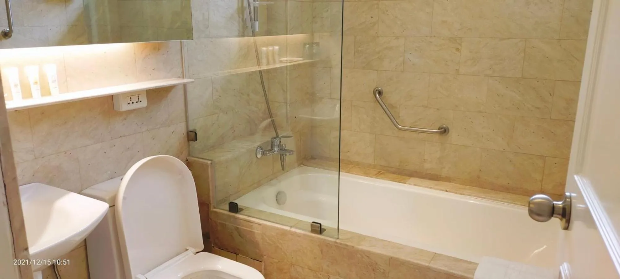 Bathroom in Chateau Bleu Resort