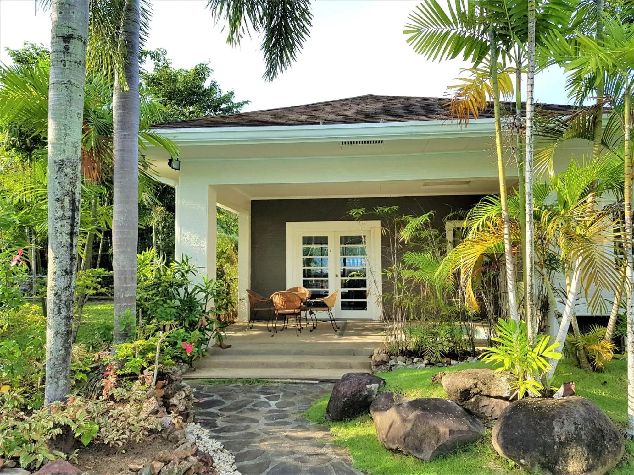 Facade/entrance in Chateau Bleu Resort