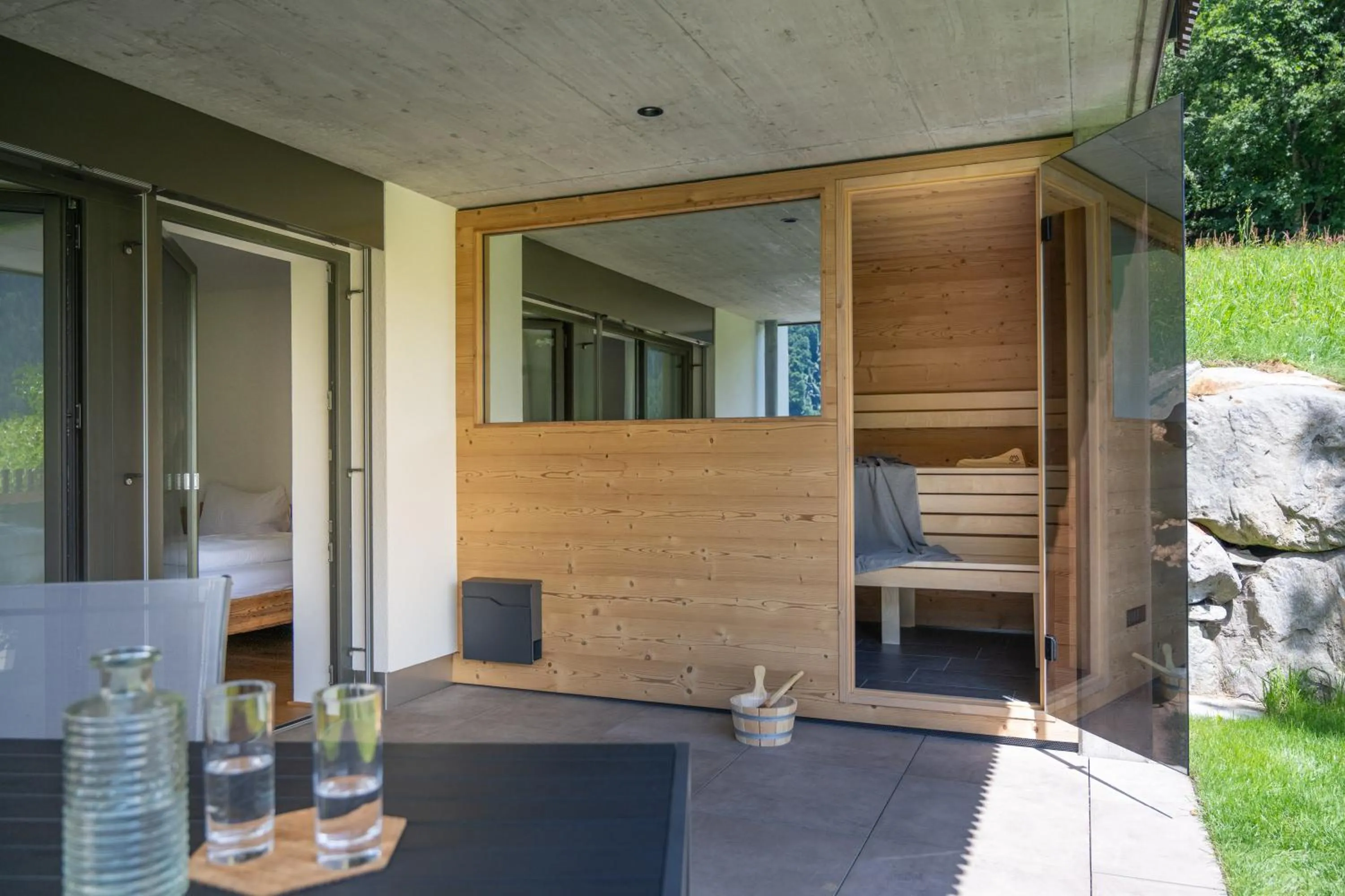 Patio in Tante Anna Retreats