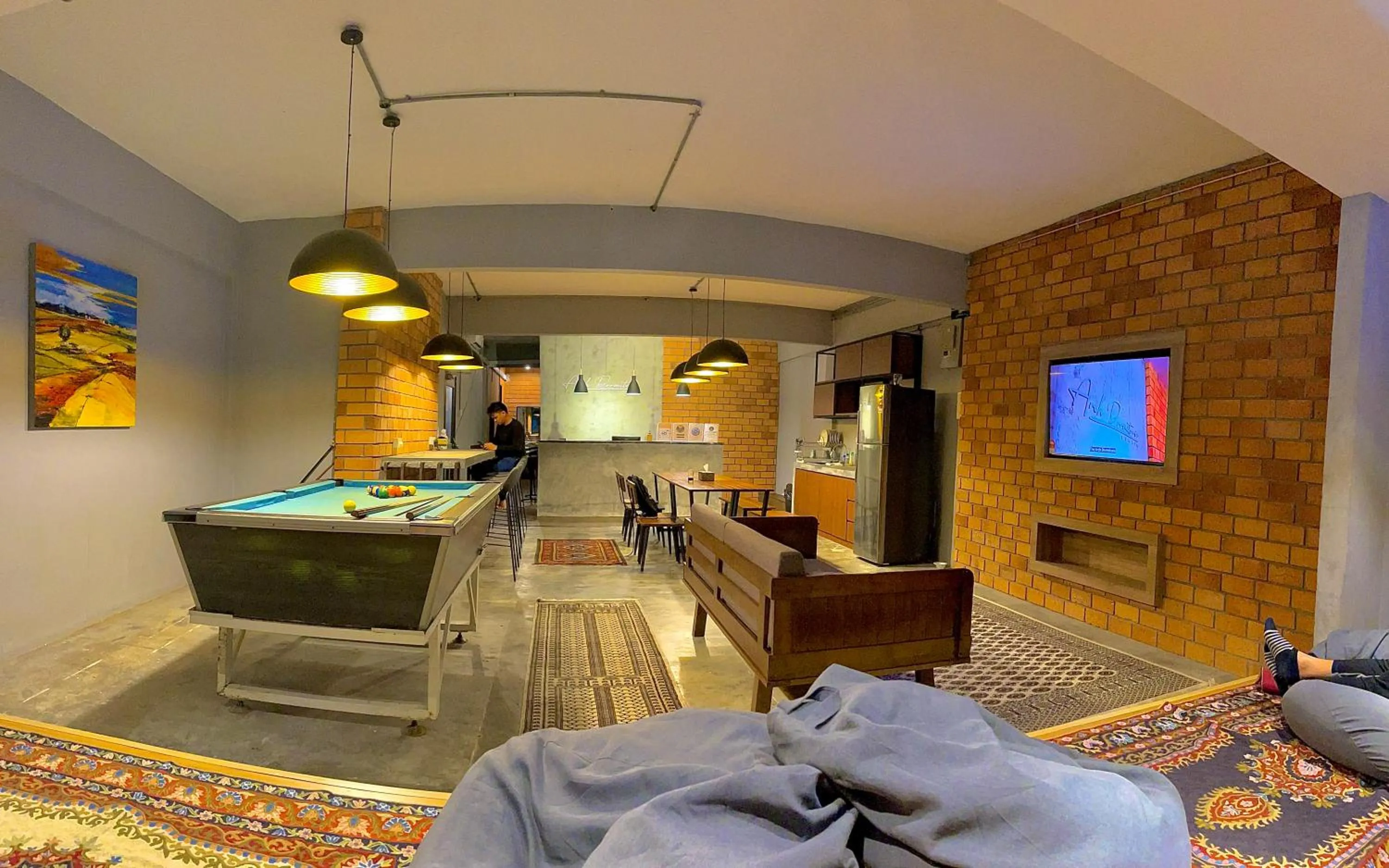 Communal lounge/ TV room, Bed in Arch Dormitorio Cenang