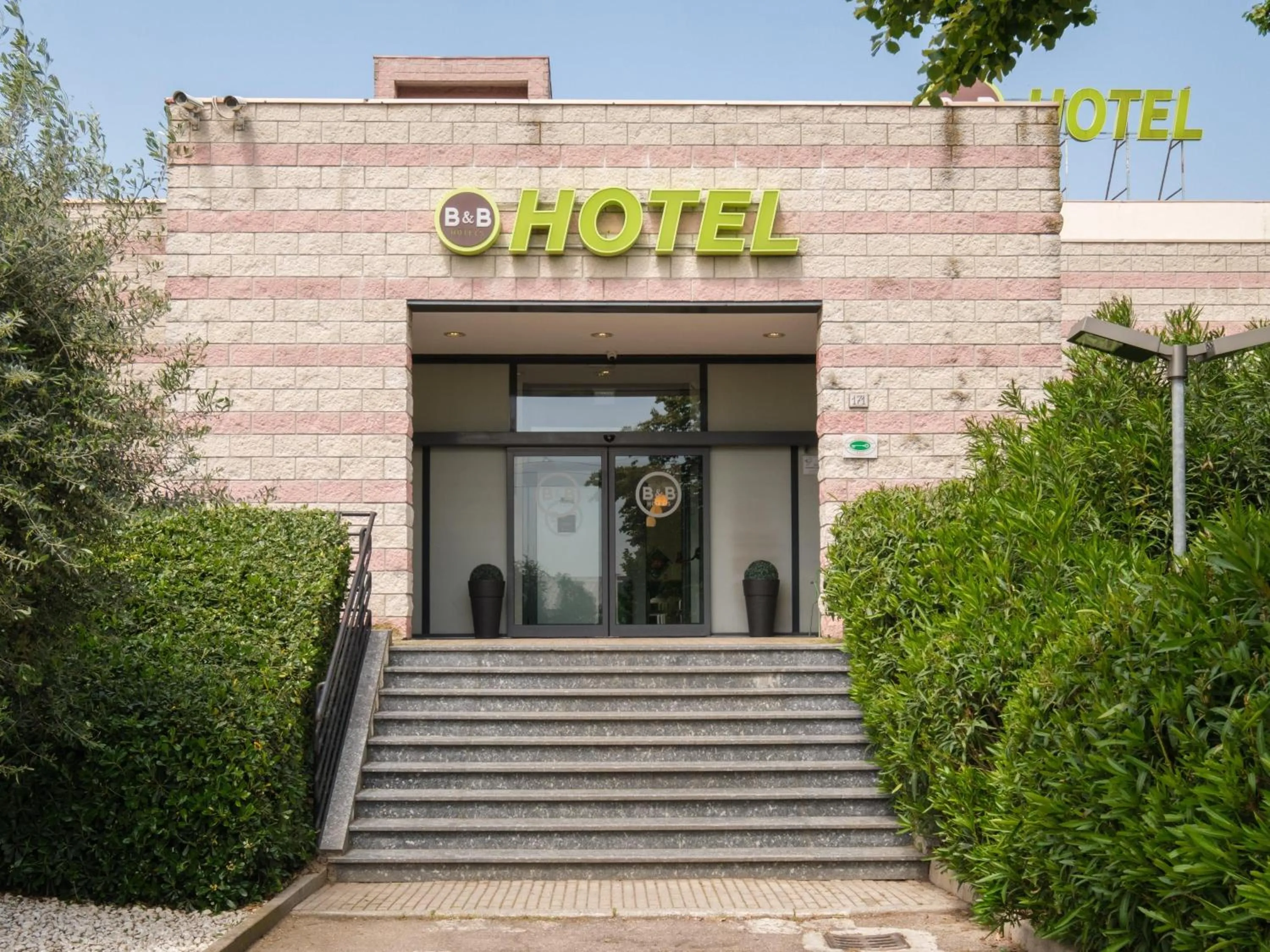 Property building in B&B Hotel Faenza