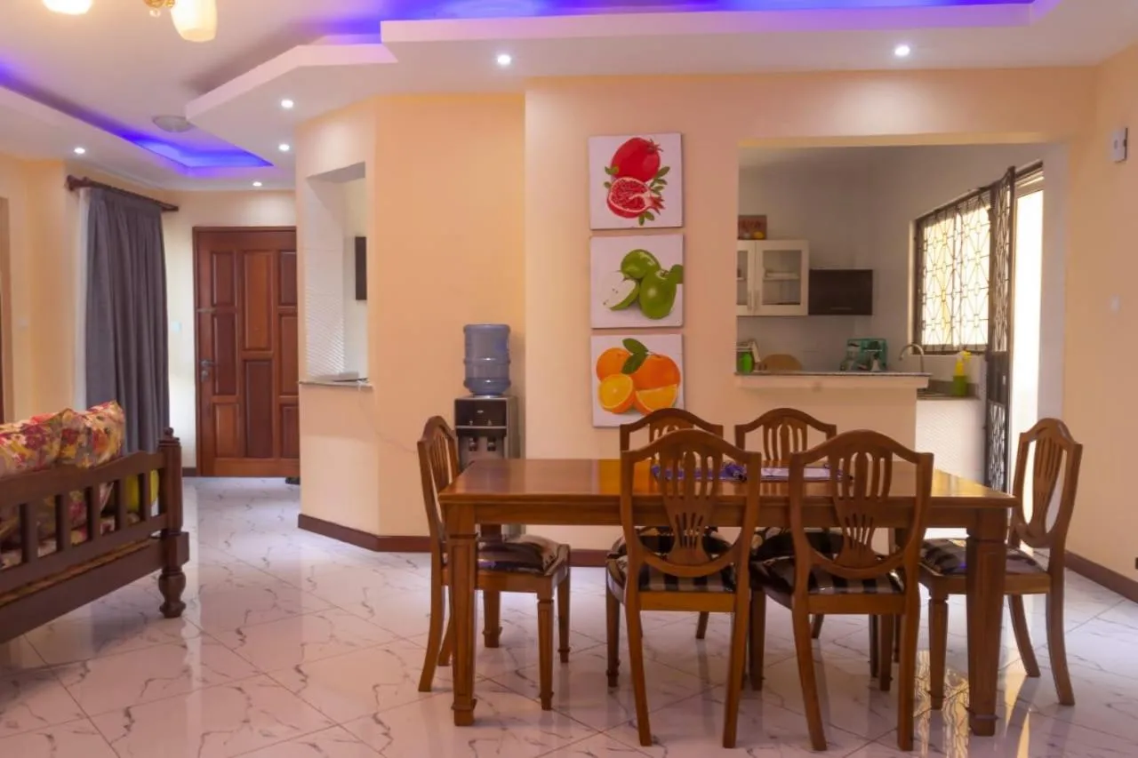 Kitchen or kitchenette in Lux Suites Le Royal Apartments Nyali