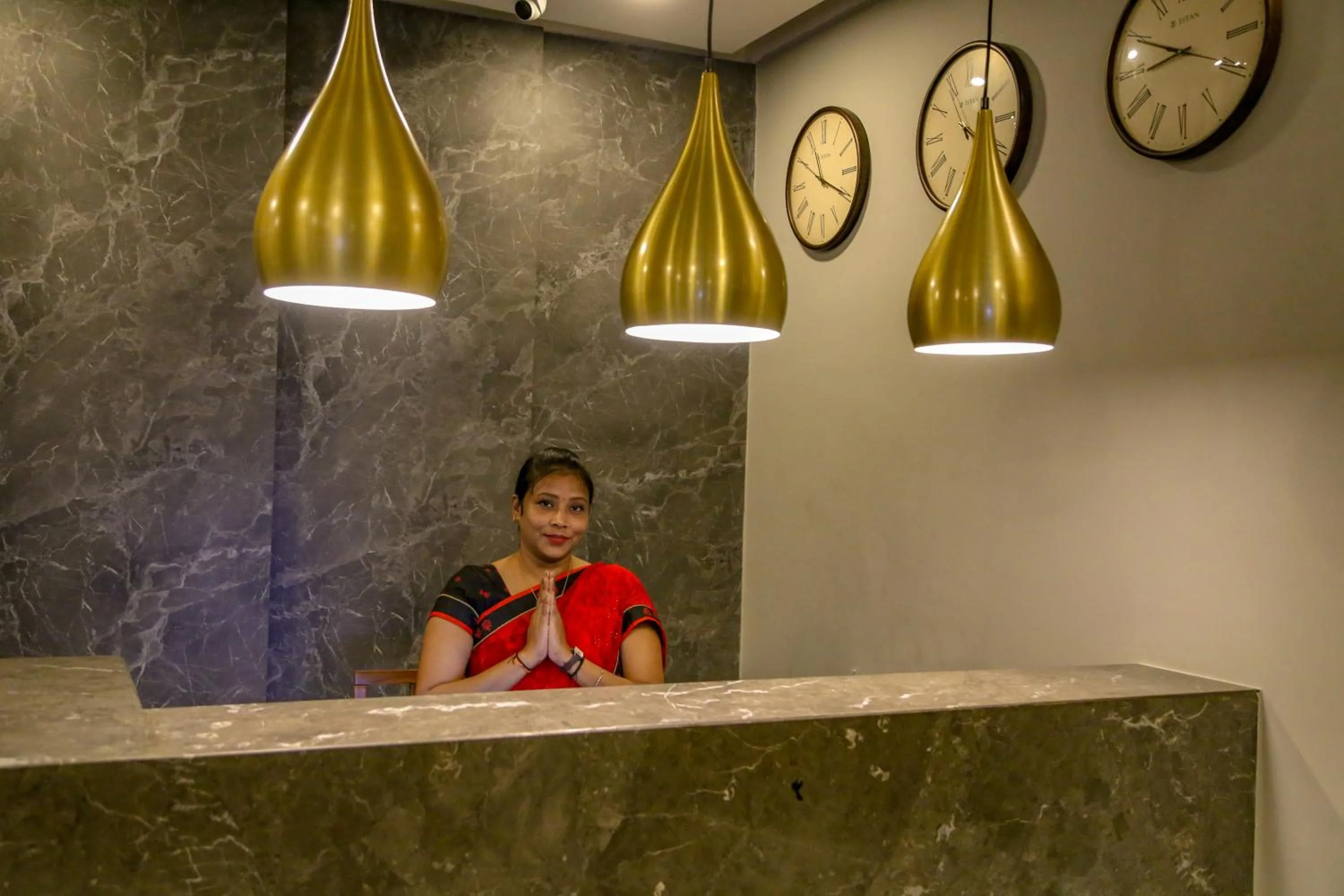 Staff in Four Leaf Hotel - Sapphire Blue, Varanasi