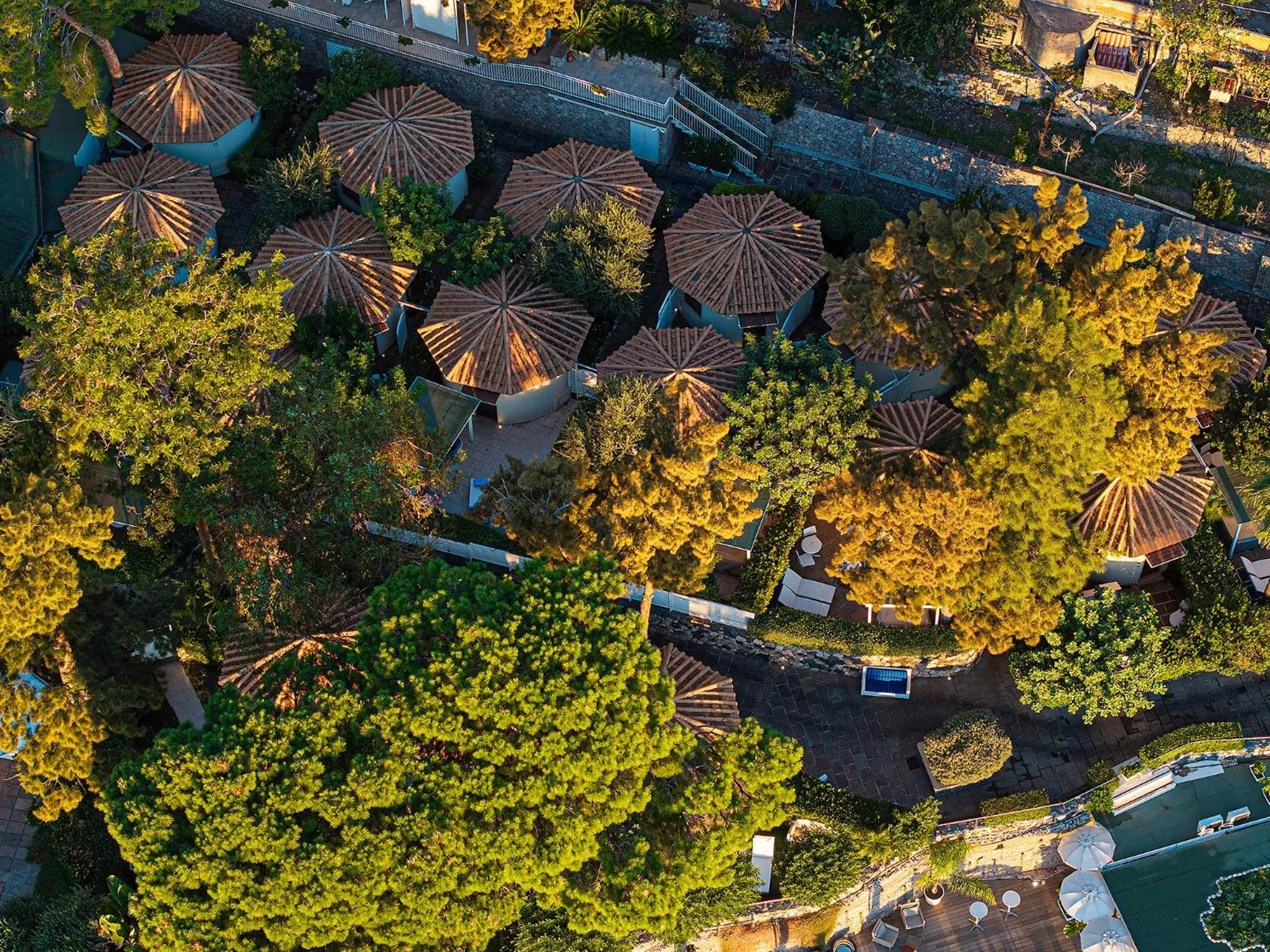 Bird's eye view in La Plage Resort