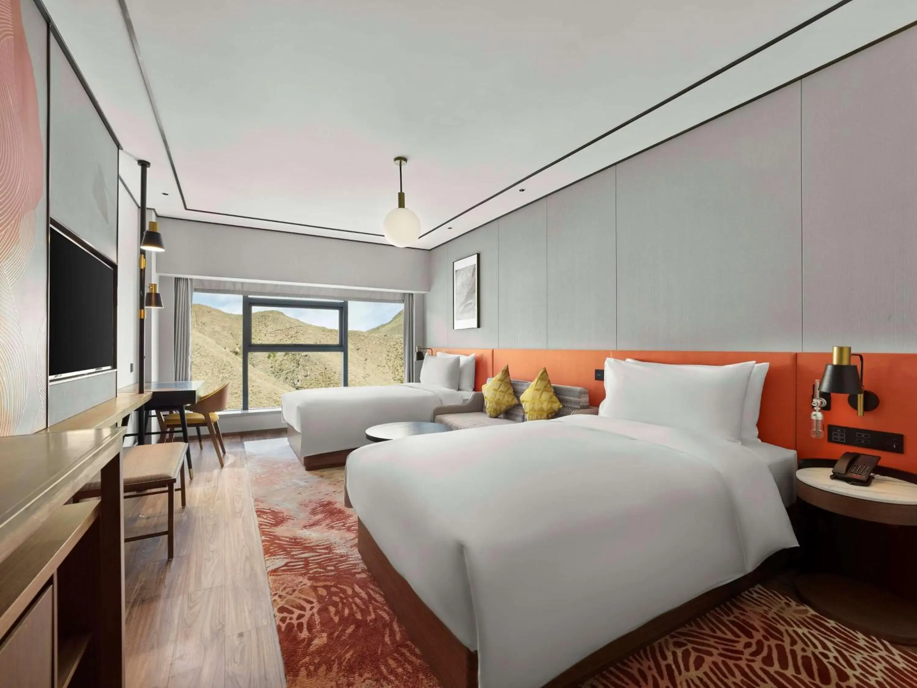 Bedroom, Bed in Hilton Garden Inn Lhasa Bedroom, Bed in Hilton Garden Inn Lhasa