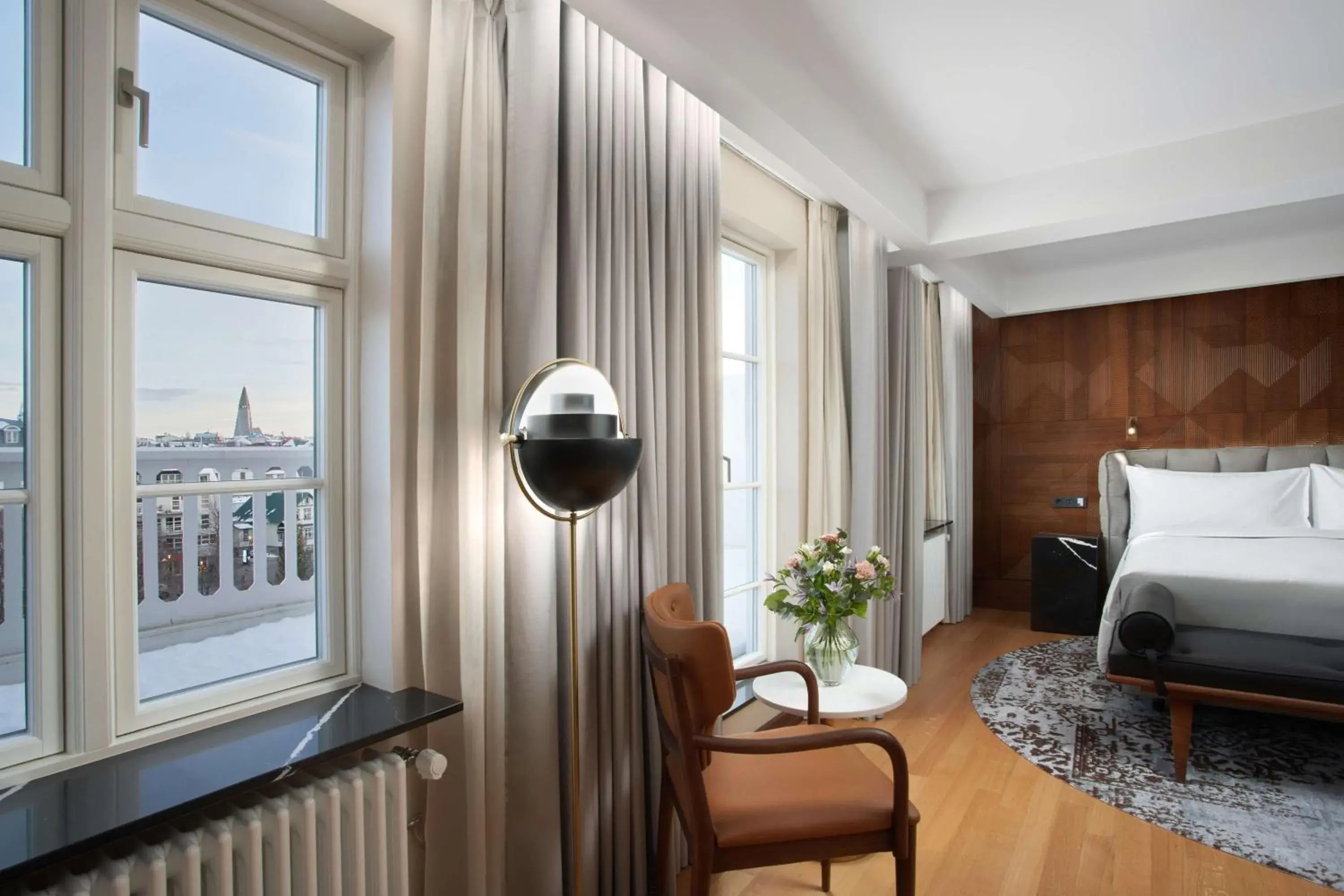 Bed in Iceland Parliament Hotel, Curio Collection By Hilton Bed in Iceland Parliament Hotel, Curio Collection By Hilton