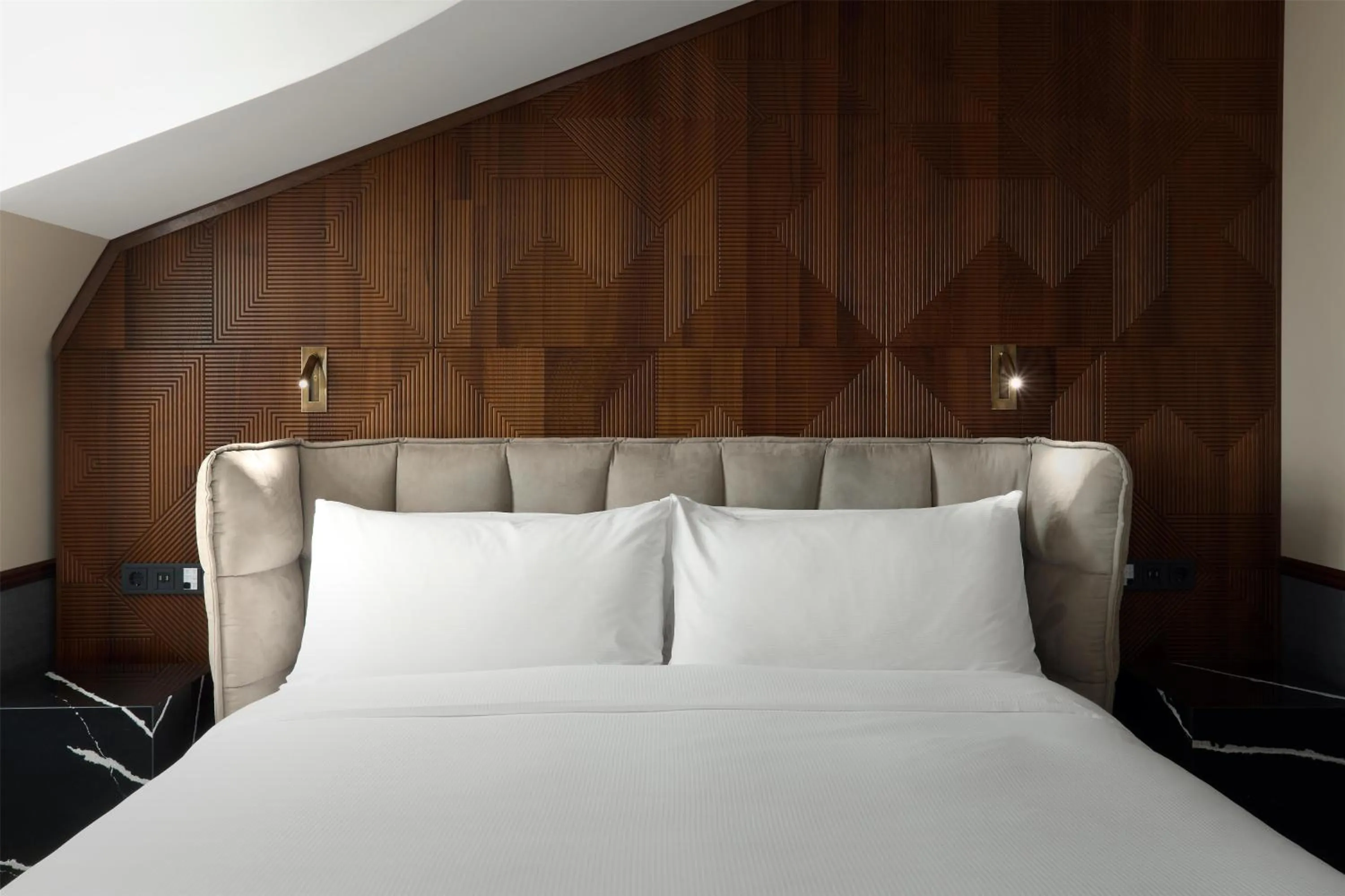 Bed in Iceland Parliament Hotel, Curio Collection By Hilton