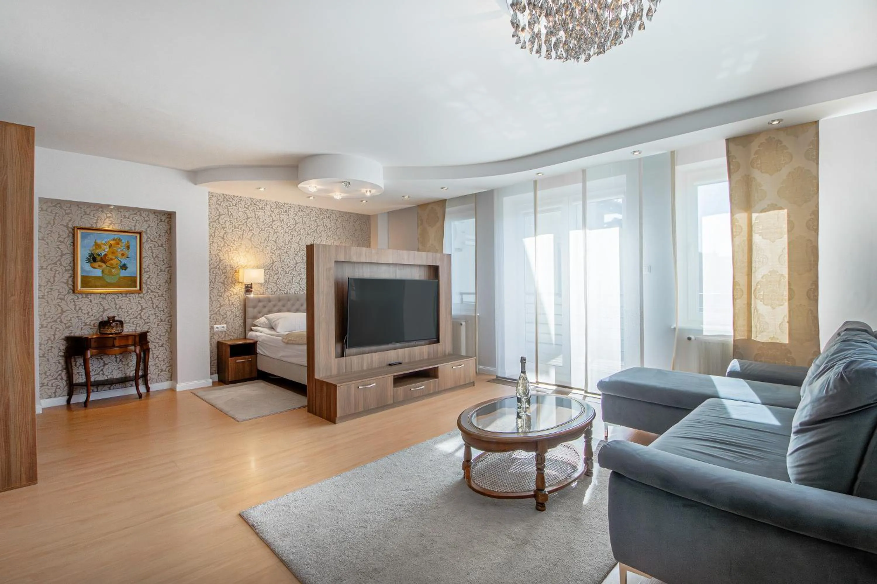 Communal lounge/ TV room in Moris Boutique Beach Hotel