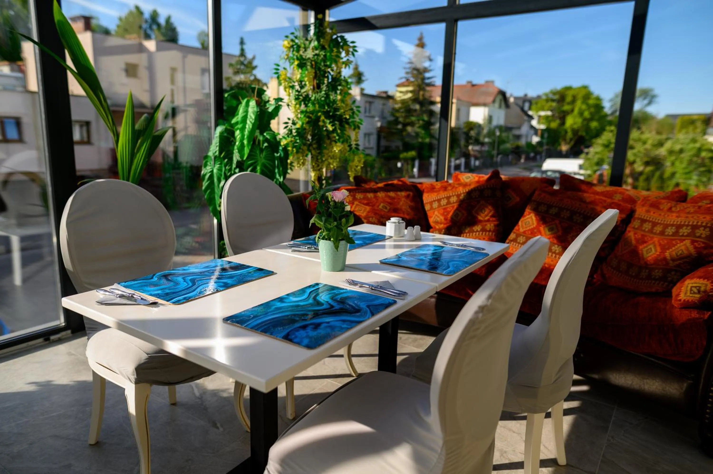 Patio in Moris Boutique Beach Hotel