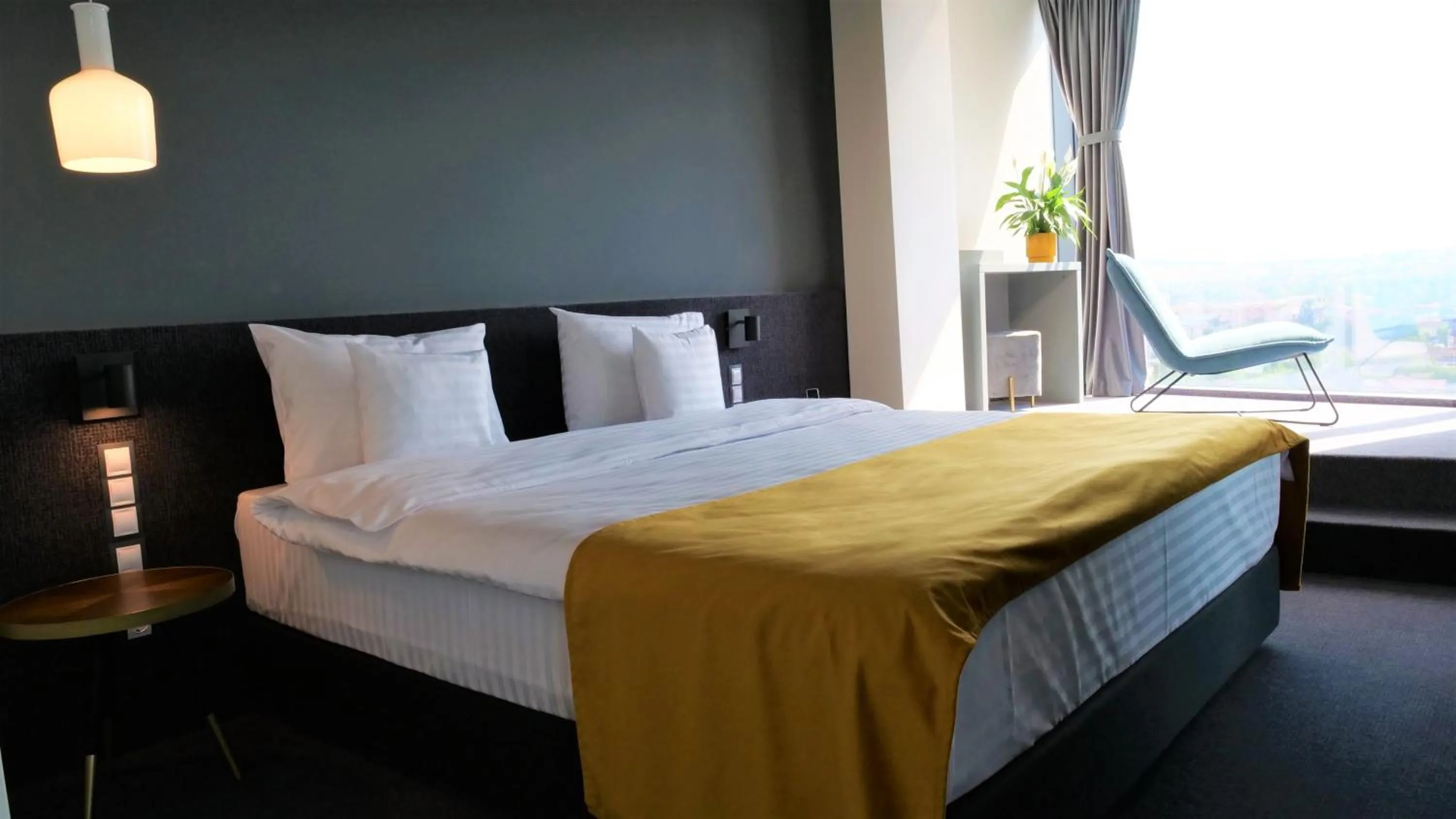 Bed in WERK Hotel & SPA