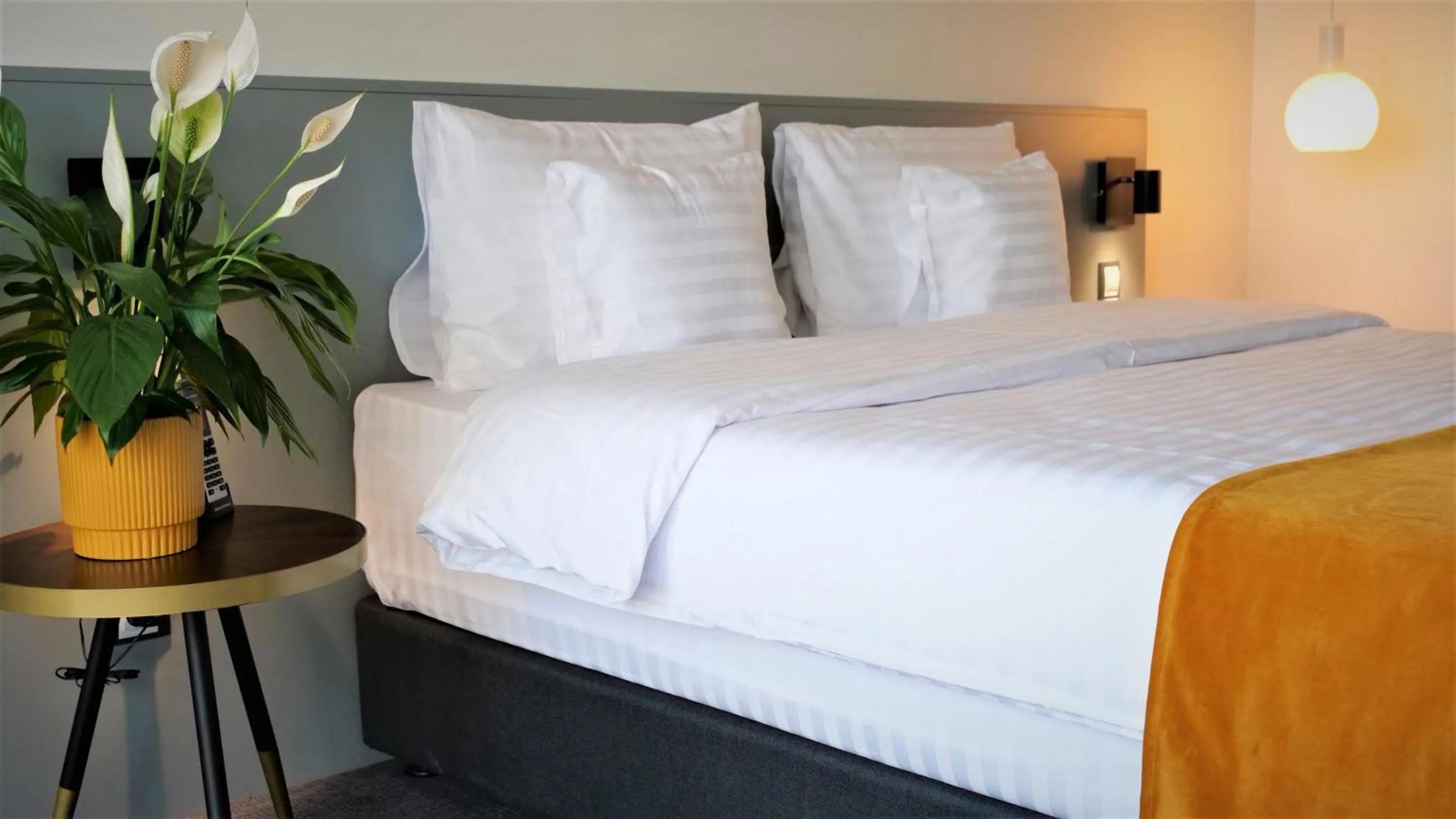 Bed in WERK Hotel & SPA