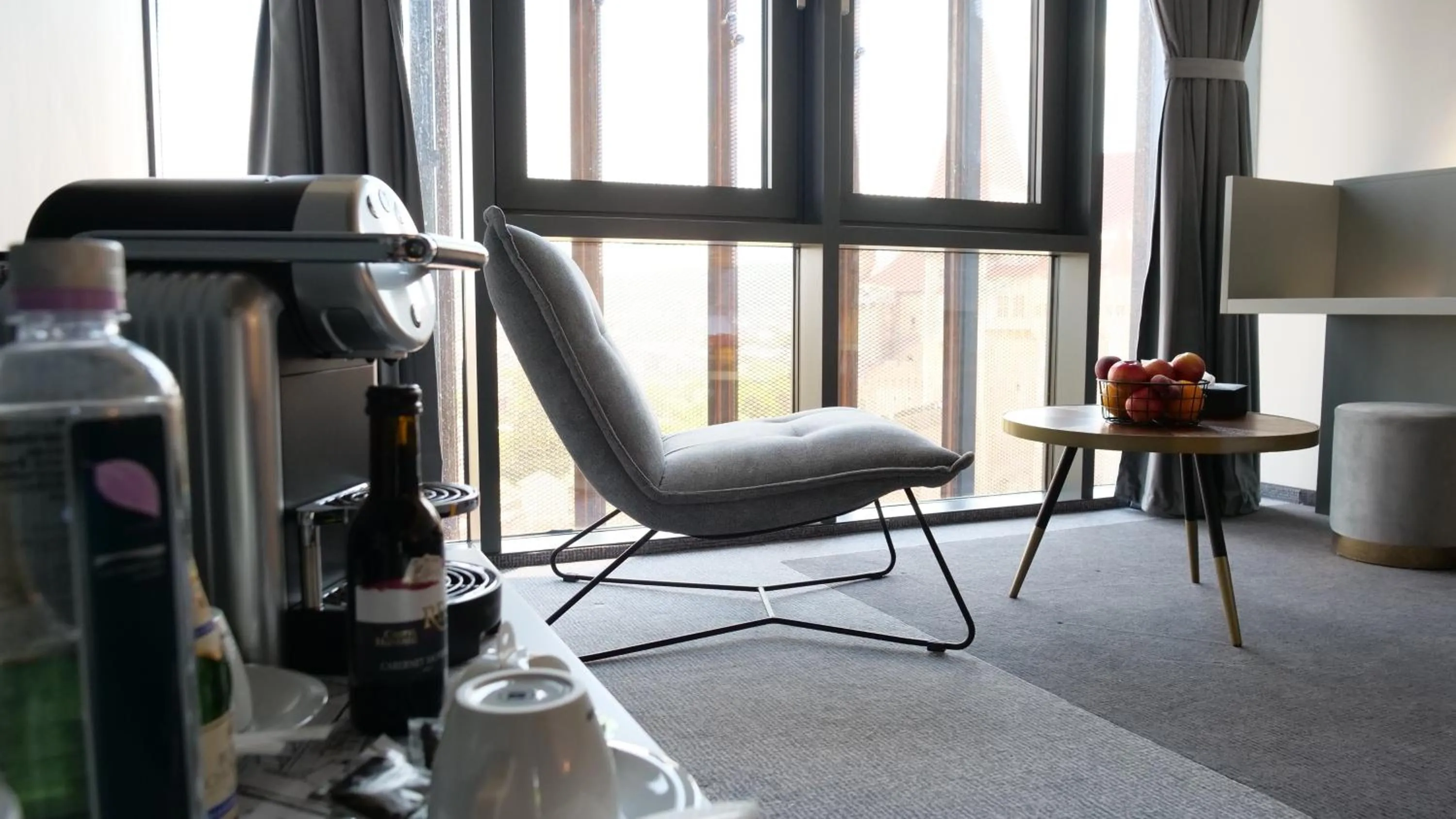 Seating area in WERK Hotel & SPA