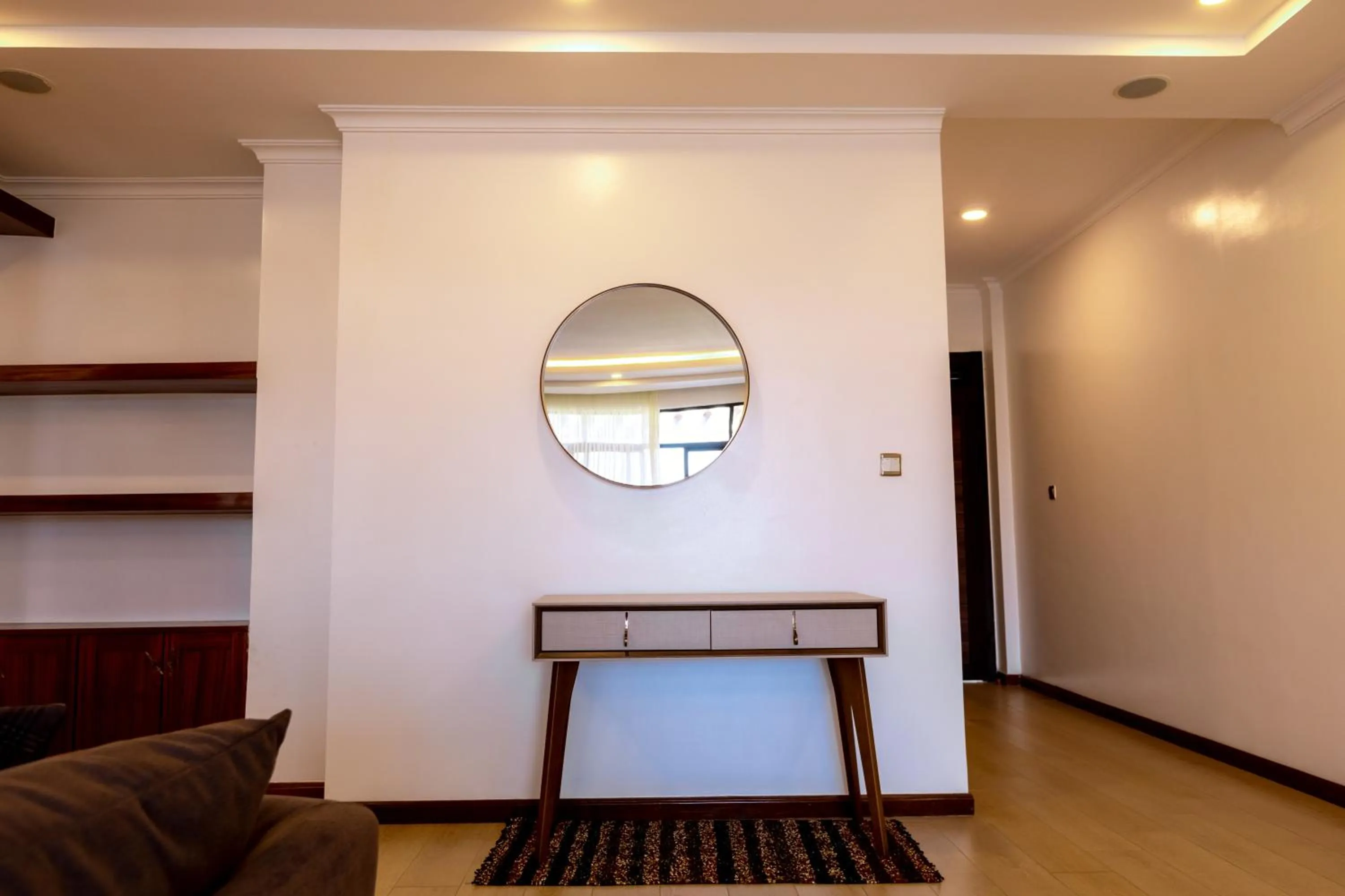 Living room in MAYA Residences Rwanda