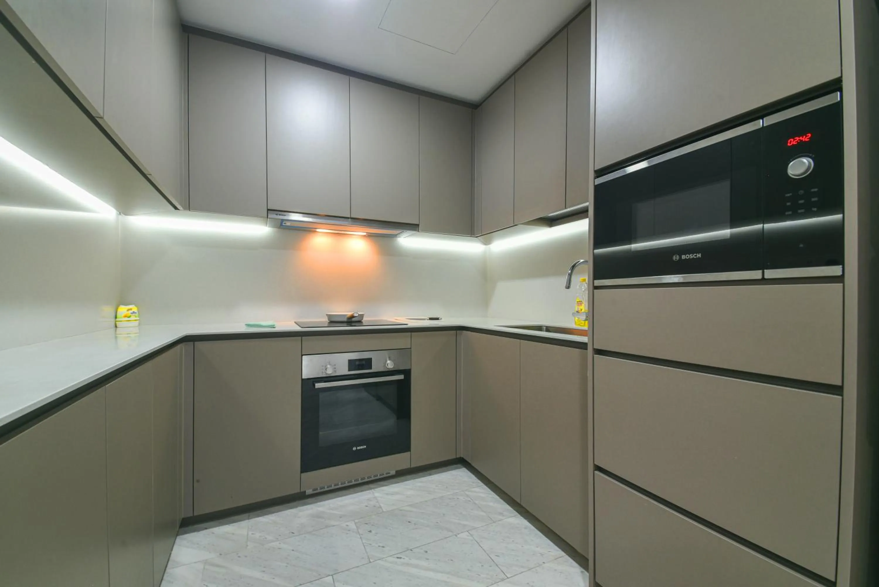 kitchen in Eaton Residence KLCC