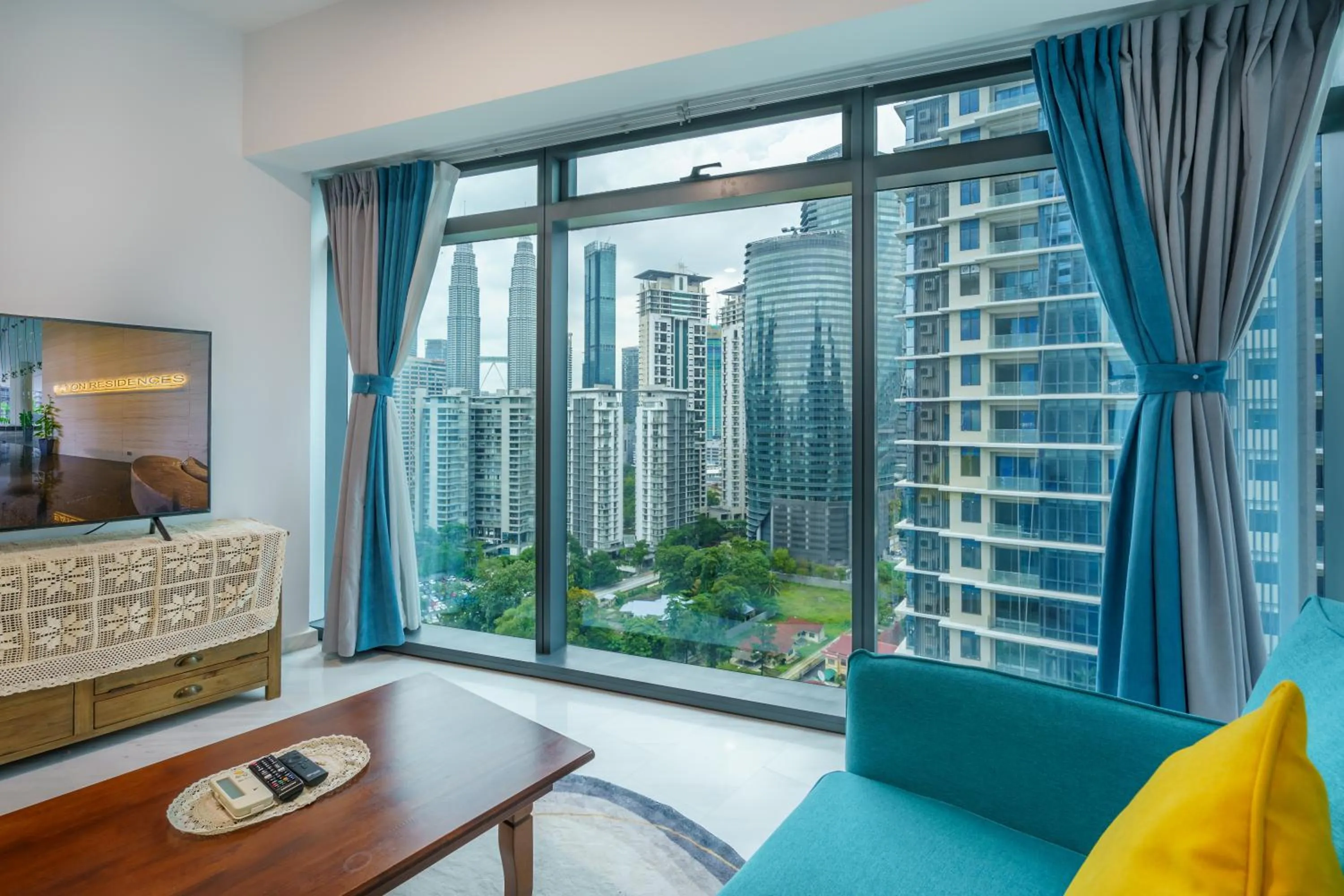 Living room in Eaton Residence KLCC