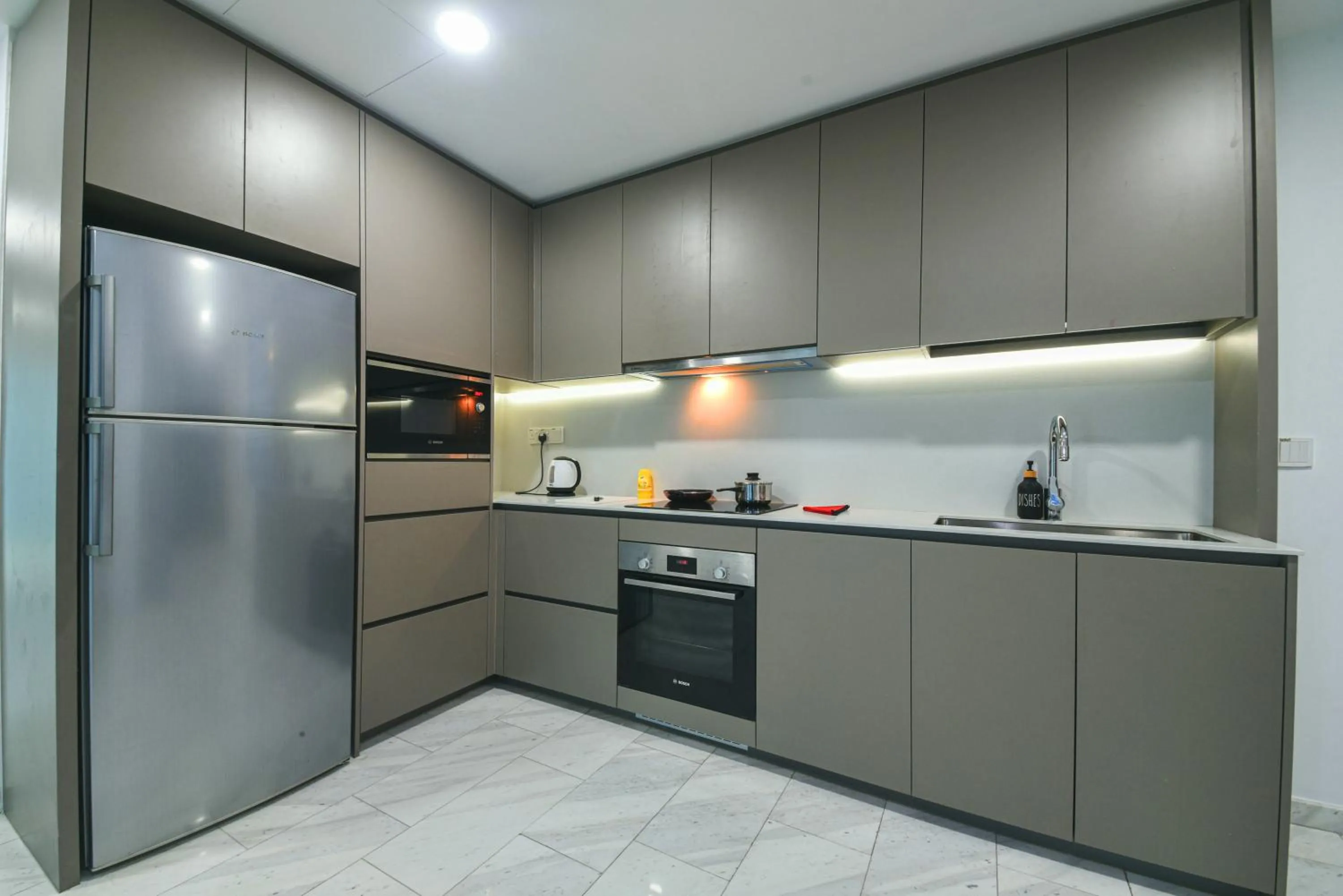 kitchen in Eaton Residence KLCC