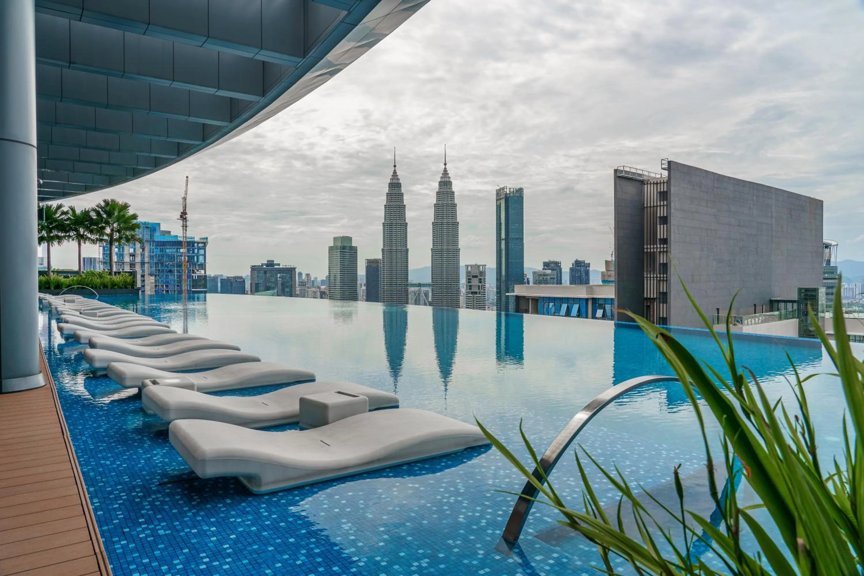 Swimming pool in Eaton Residence KLCC