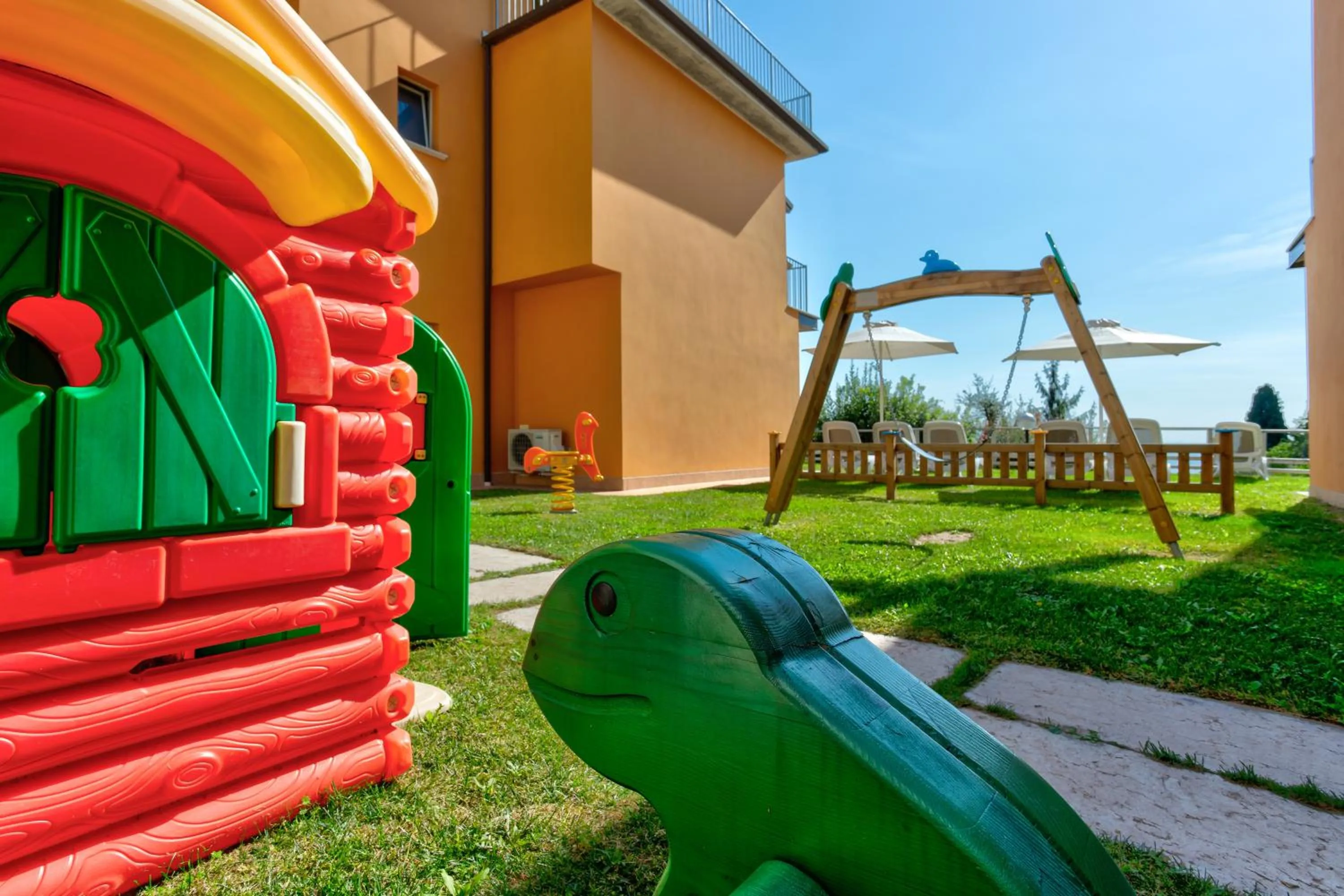 Children play ground in La Chioma di Berenice Garda Residence