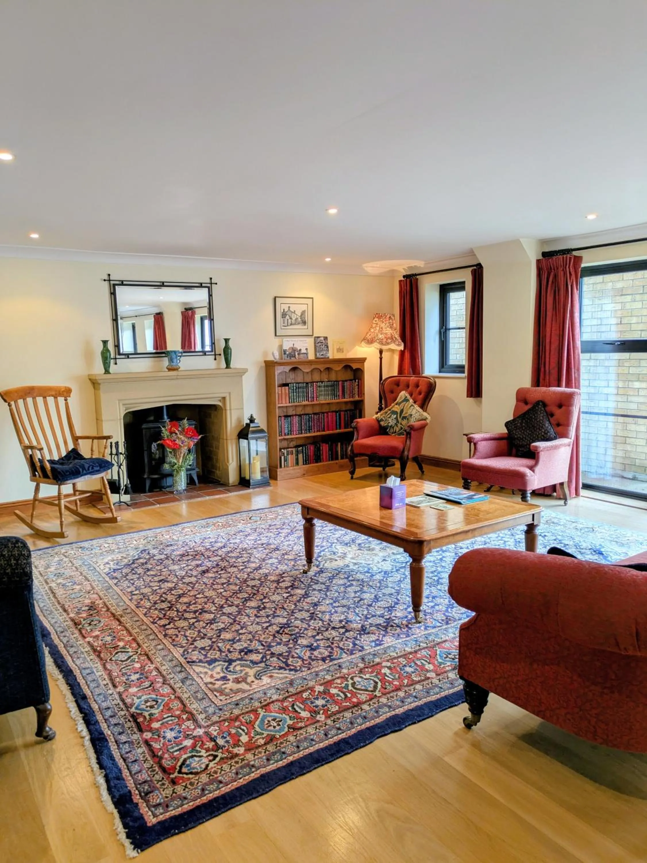 Seating area in Highfield Farm