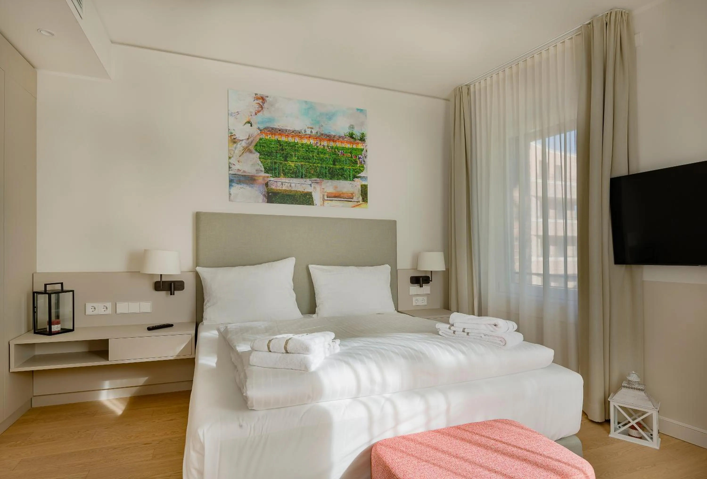 Bedroom, Bed in Elisapart - Apartments am Sommerschloss