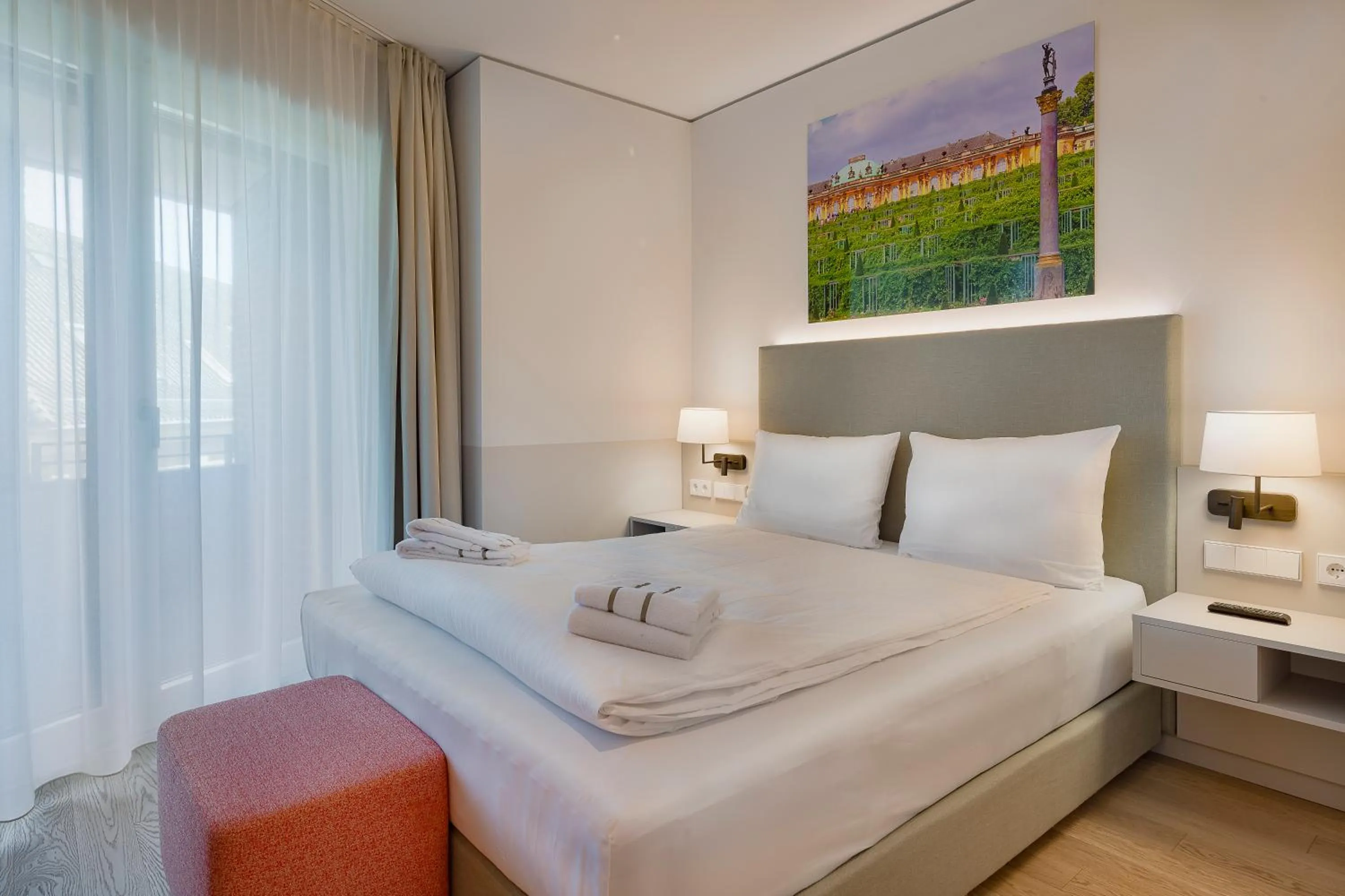 Bedroom, Bed in Elisapart - Apartments am Sommerschloss