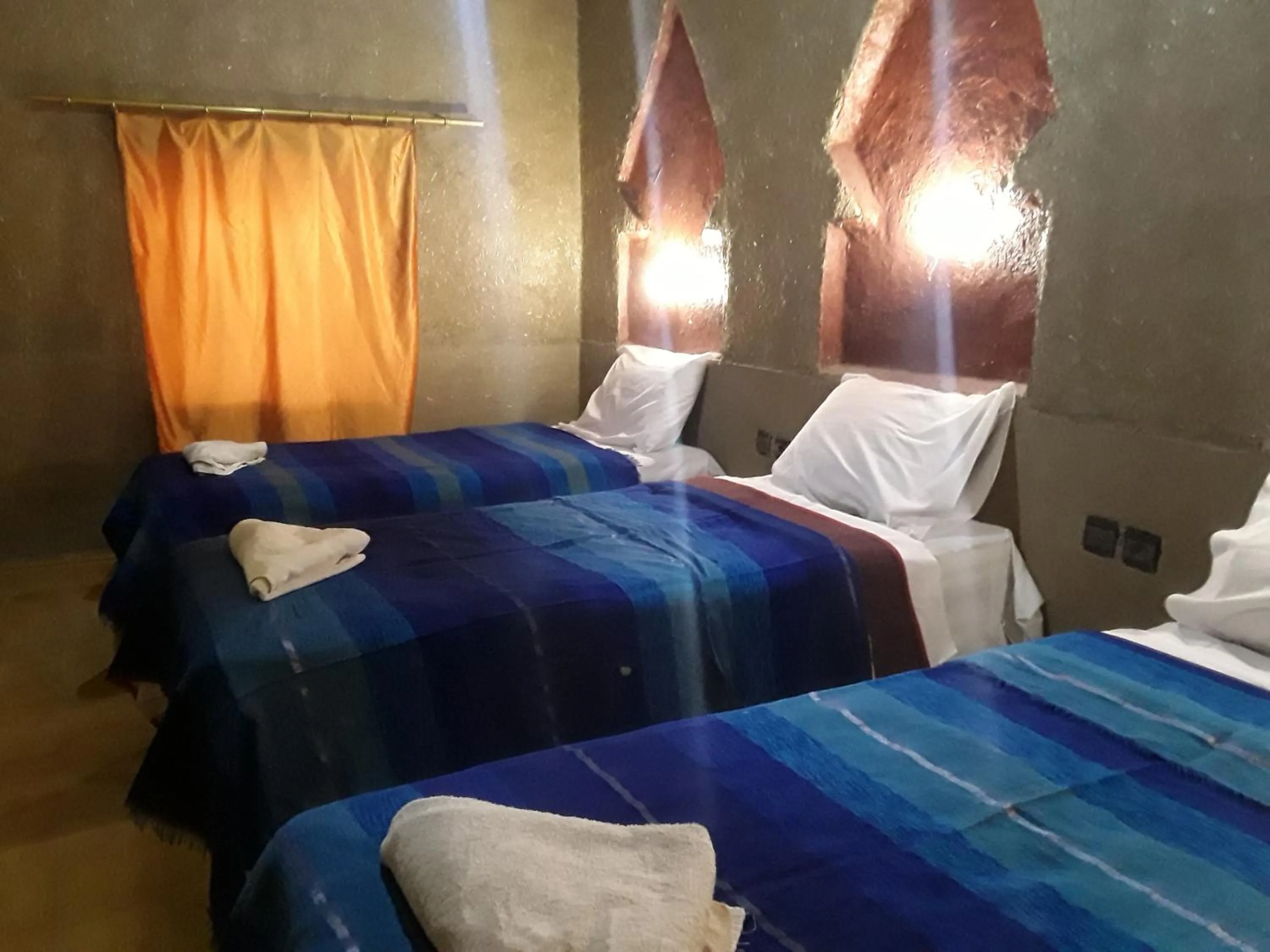 Bed in Hôtel Camping La Liberté