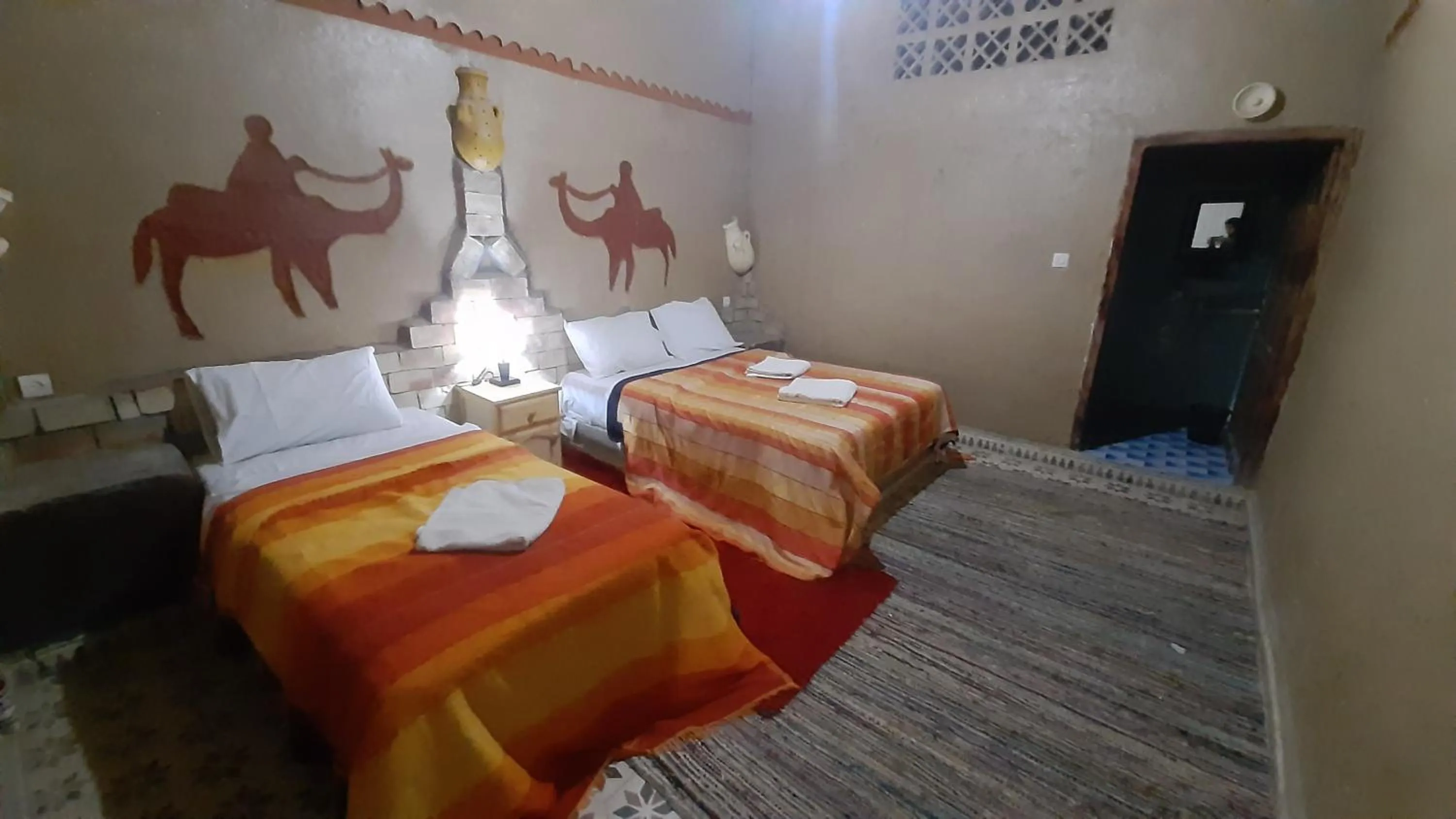 Bed in Hôtel Camping La Liberté