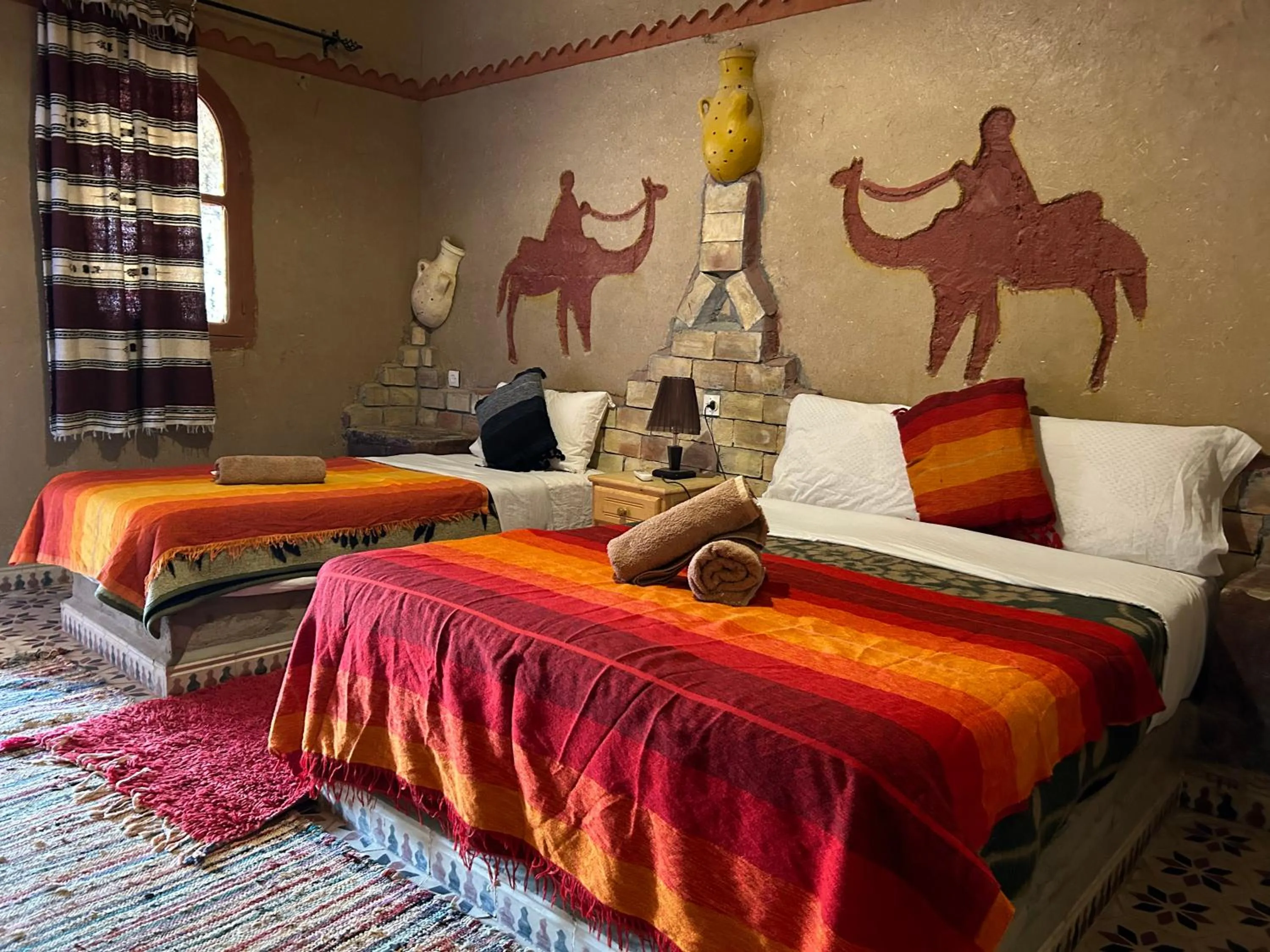 Bedroom in Hôtel Camping La Liberté