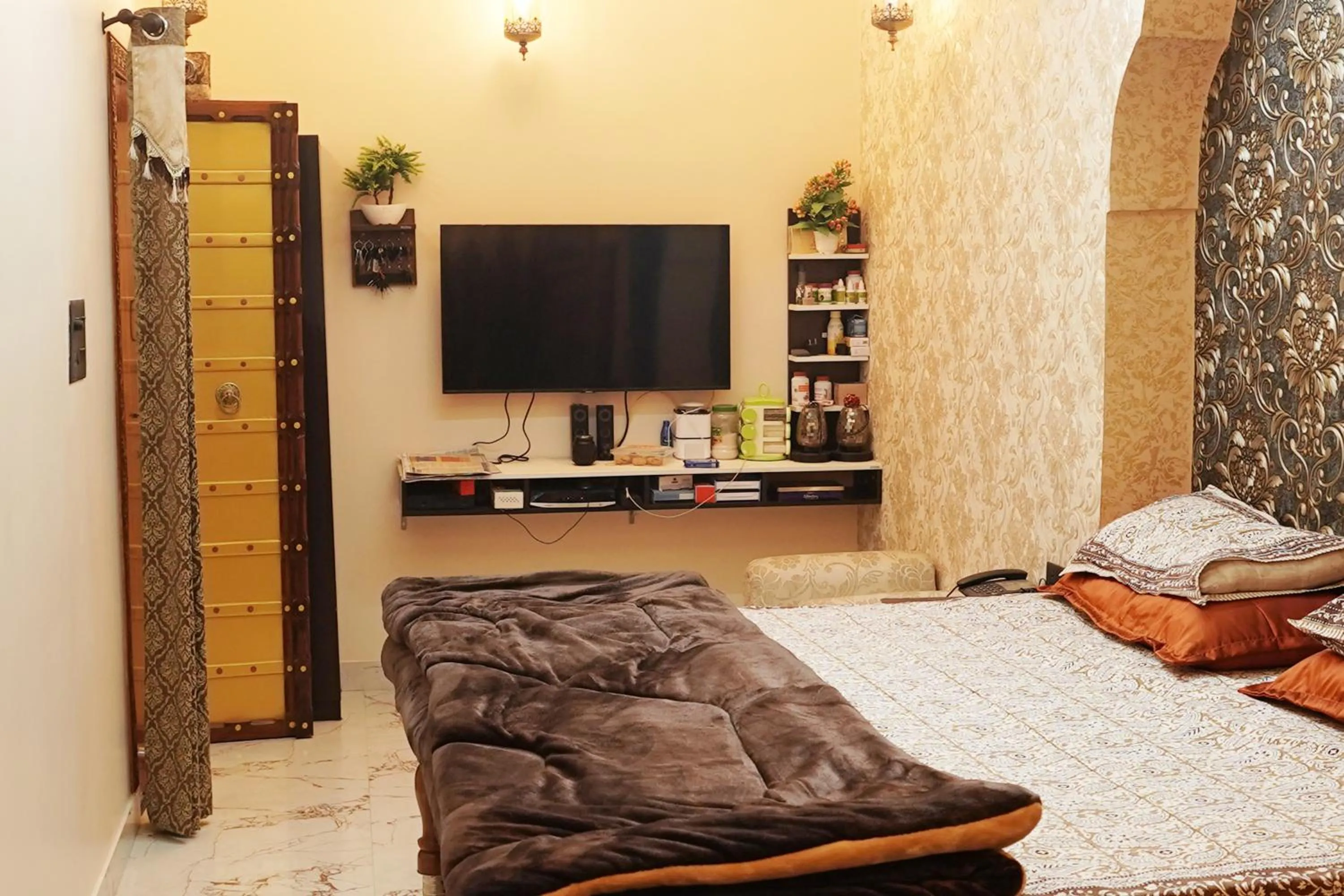 View (from property/room), Bed in Kavassu Heritage Haveli