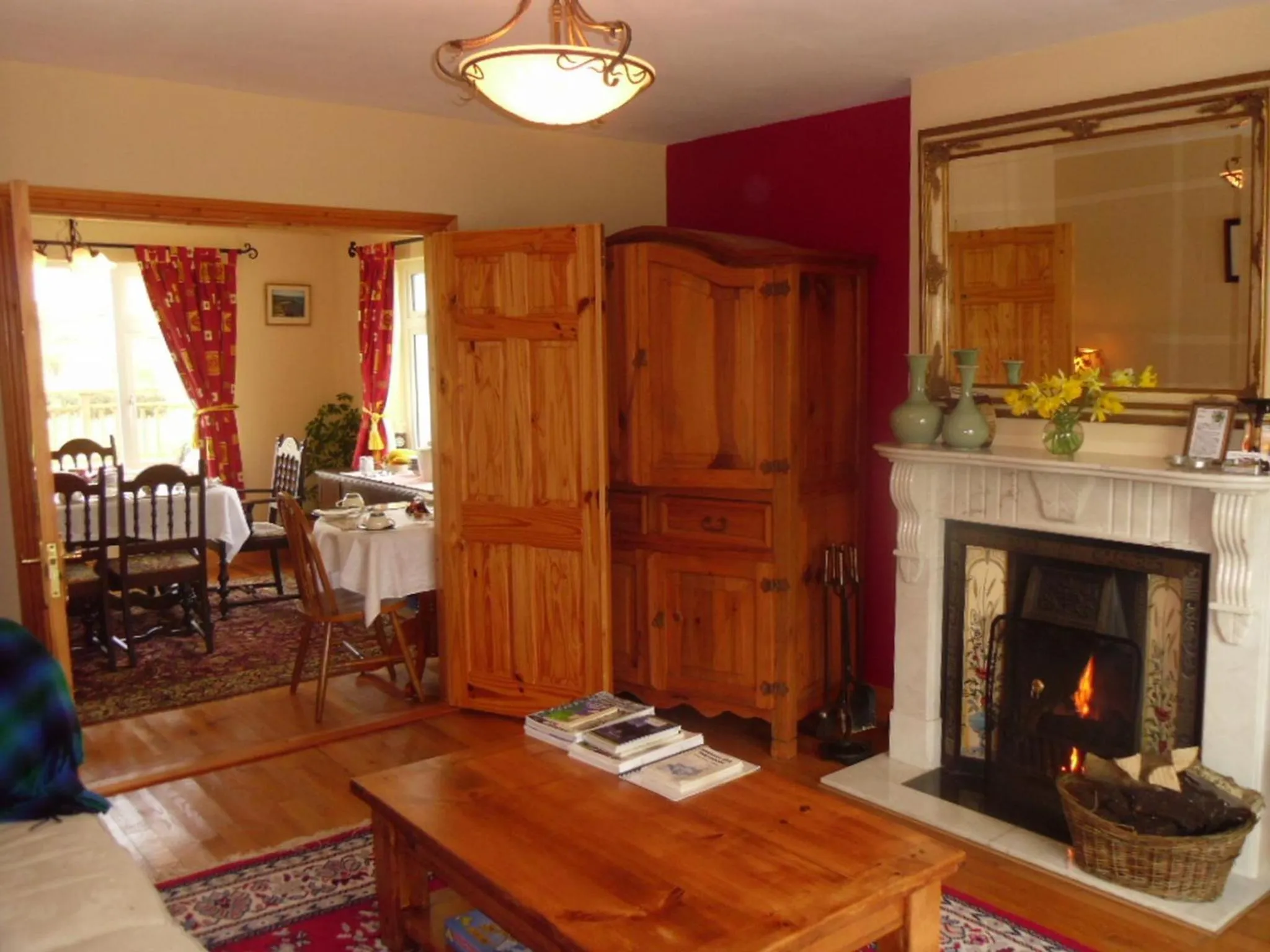 Living room in Lake Avenue House