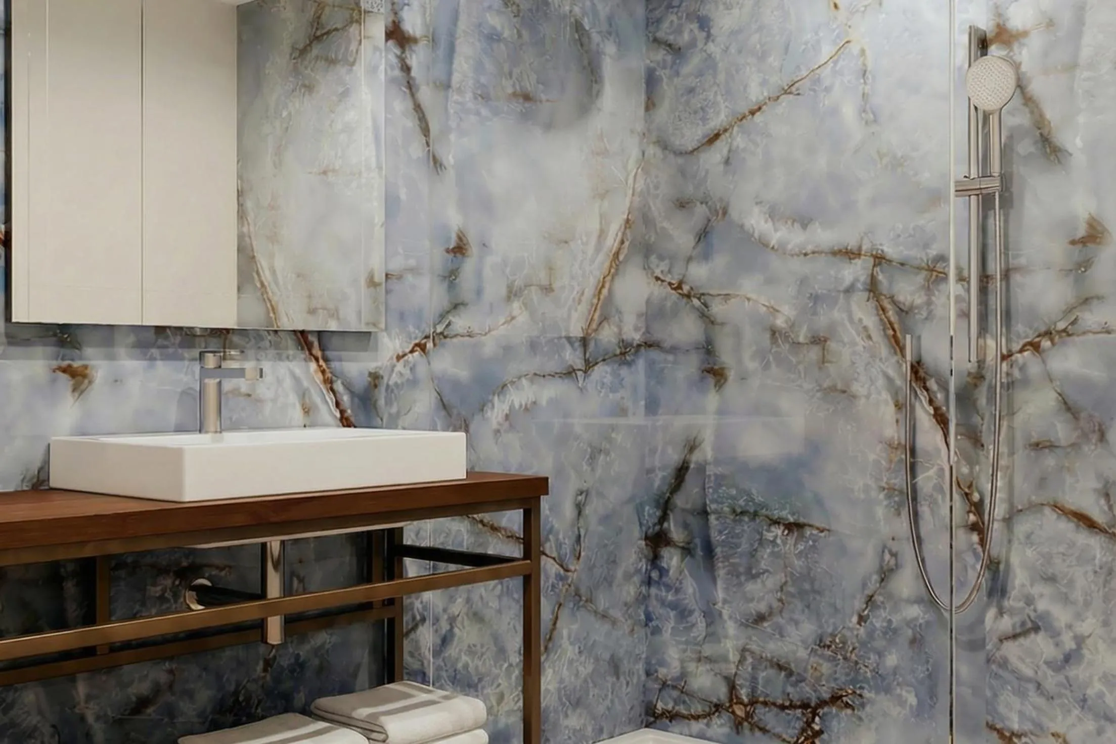 Bathroom in Hotel San Samuele