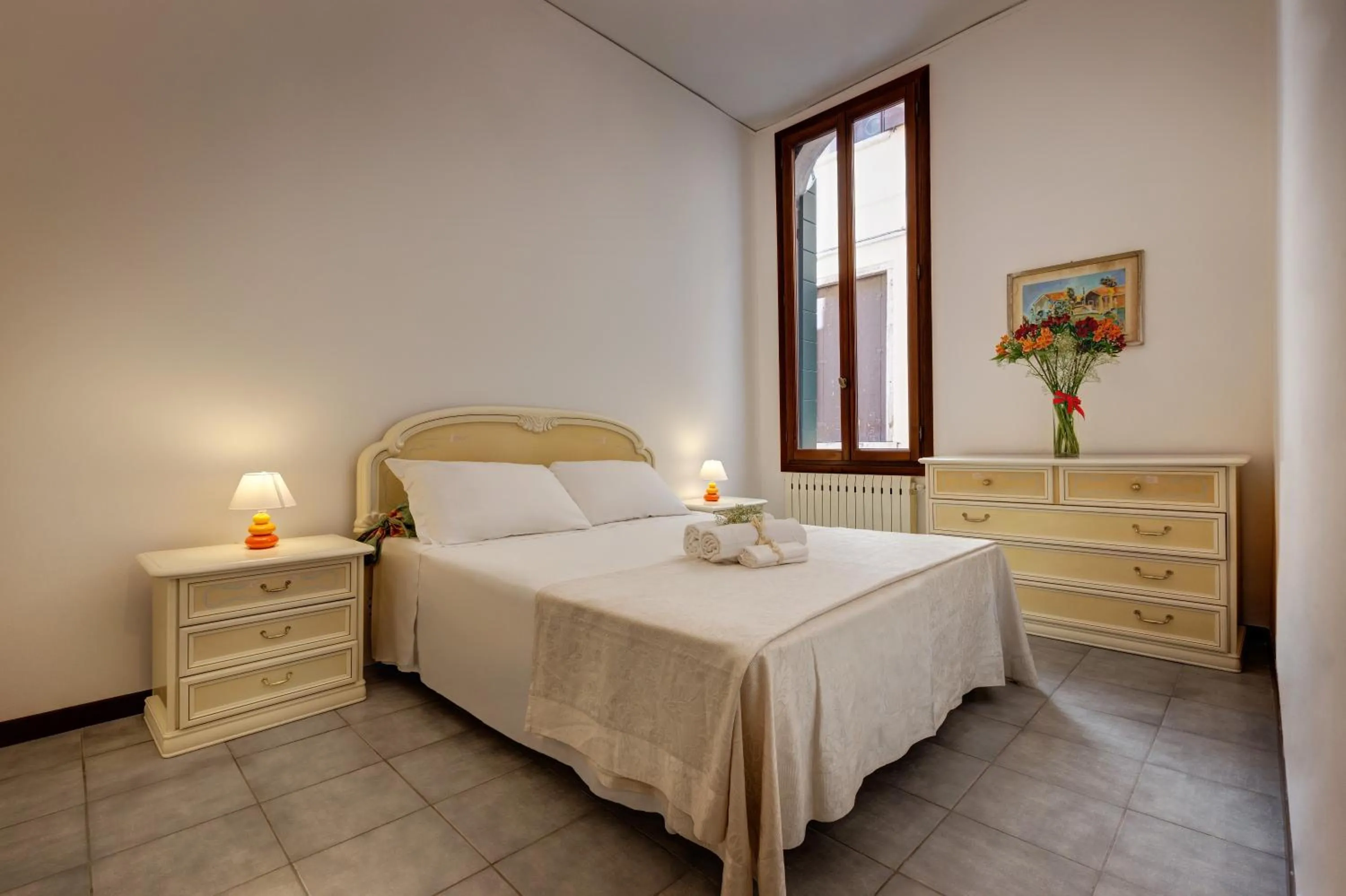 Bed in Hotel San Samuele