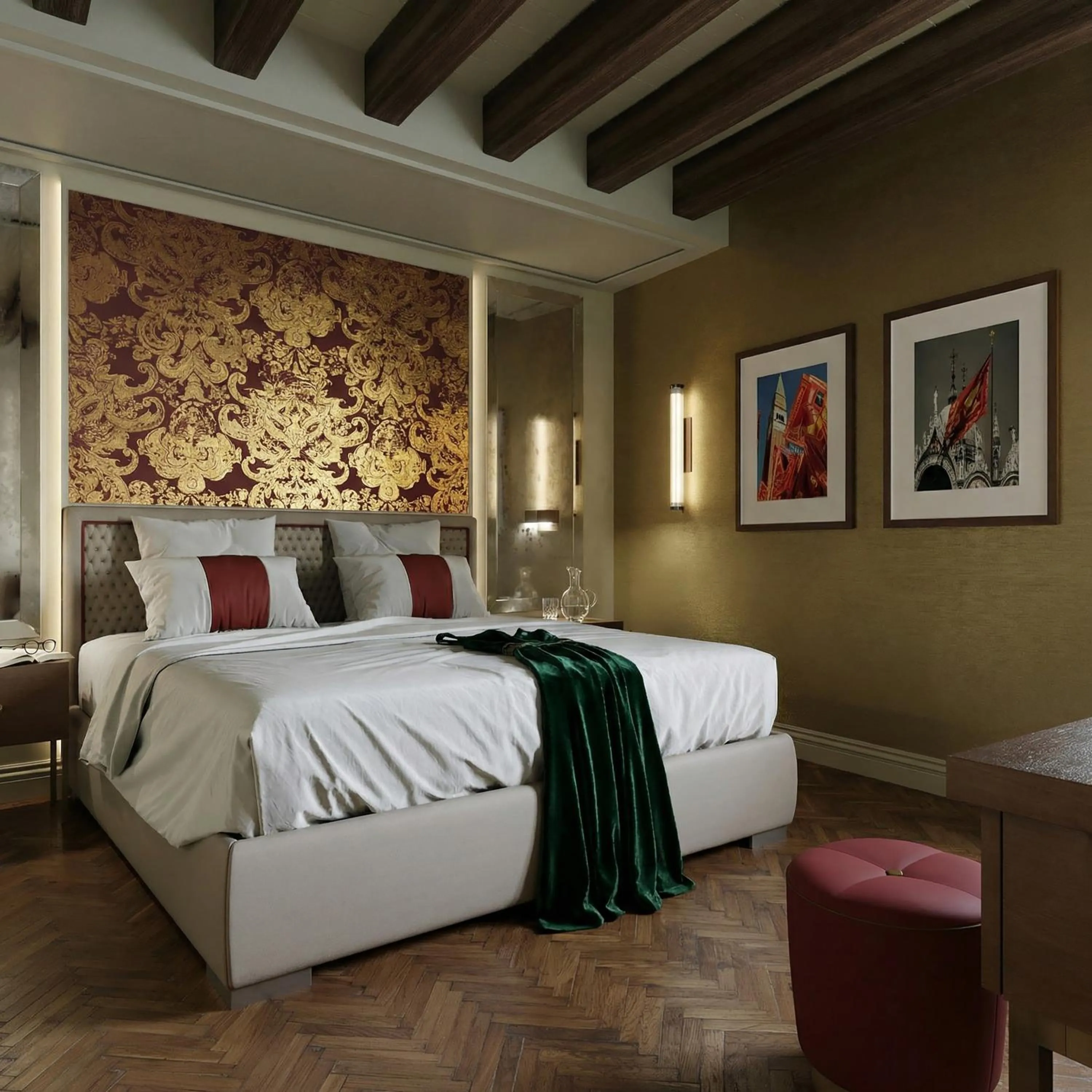 Photo of the whole room, Bed in Hotel San Samuele