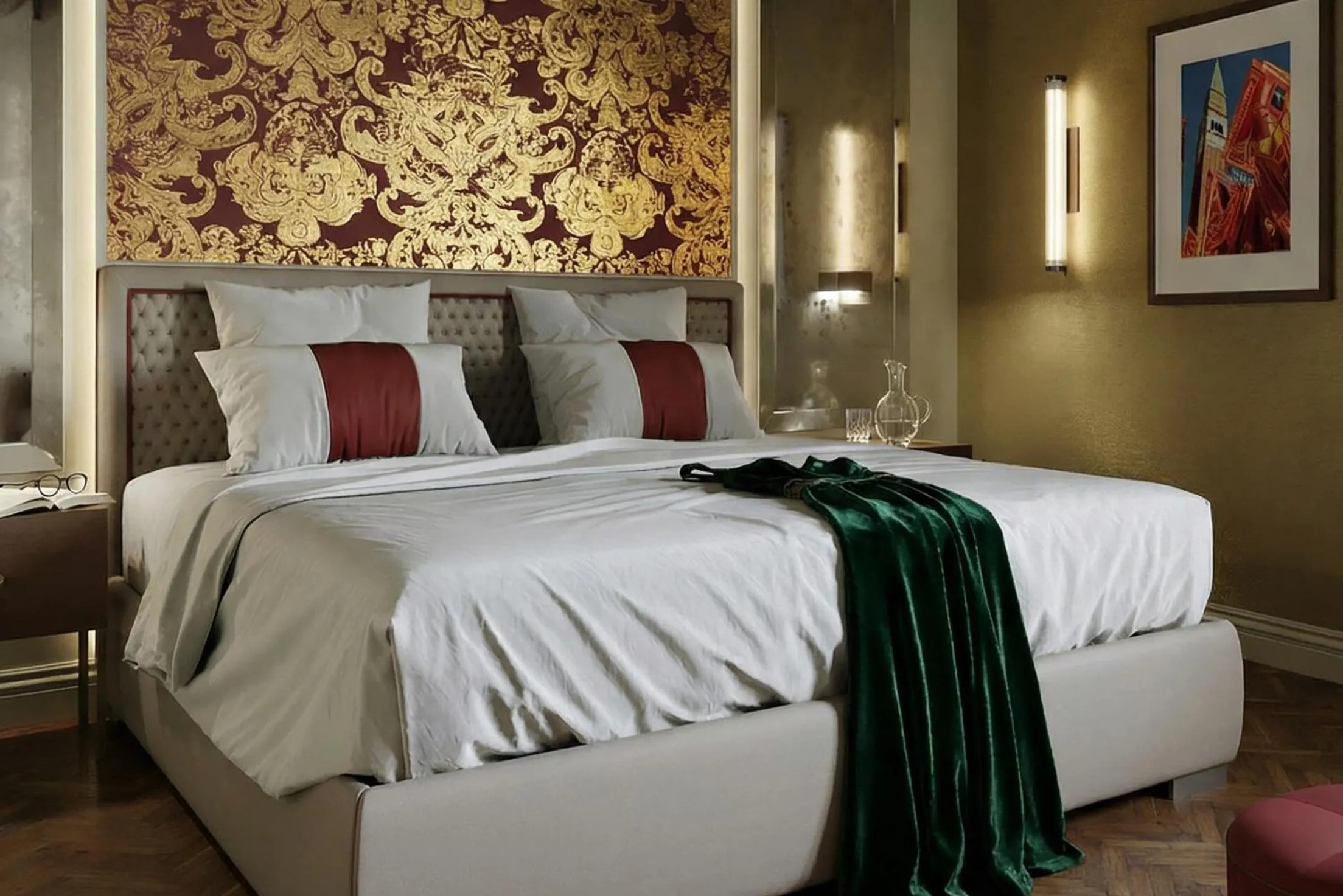 Photo of the whole room, Bed in Hotel San Samuele