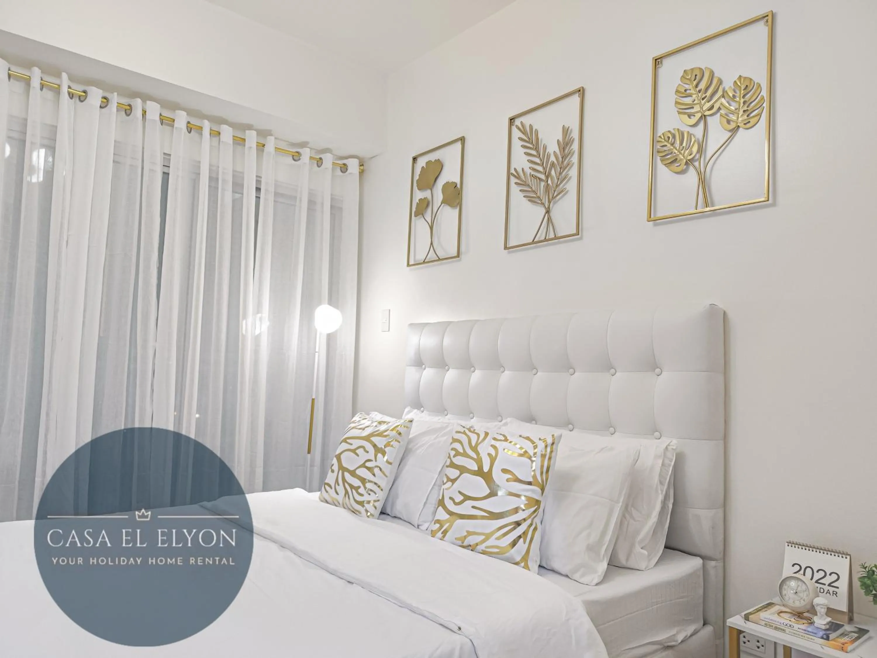 Bedroom, Bed in White Nordic Fully-Furnished Studio at INSPIRIA