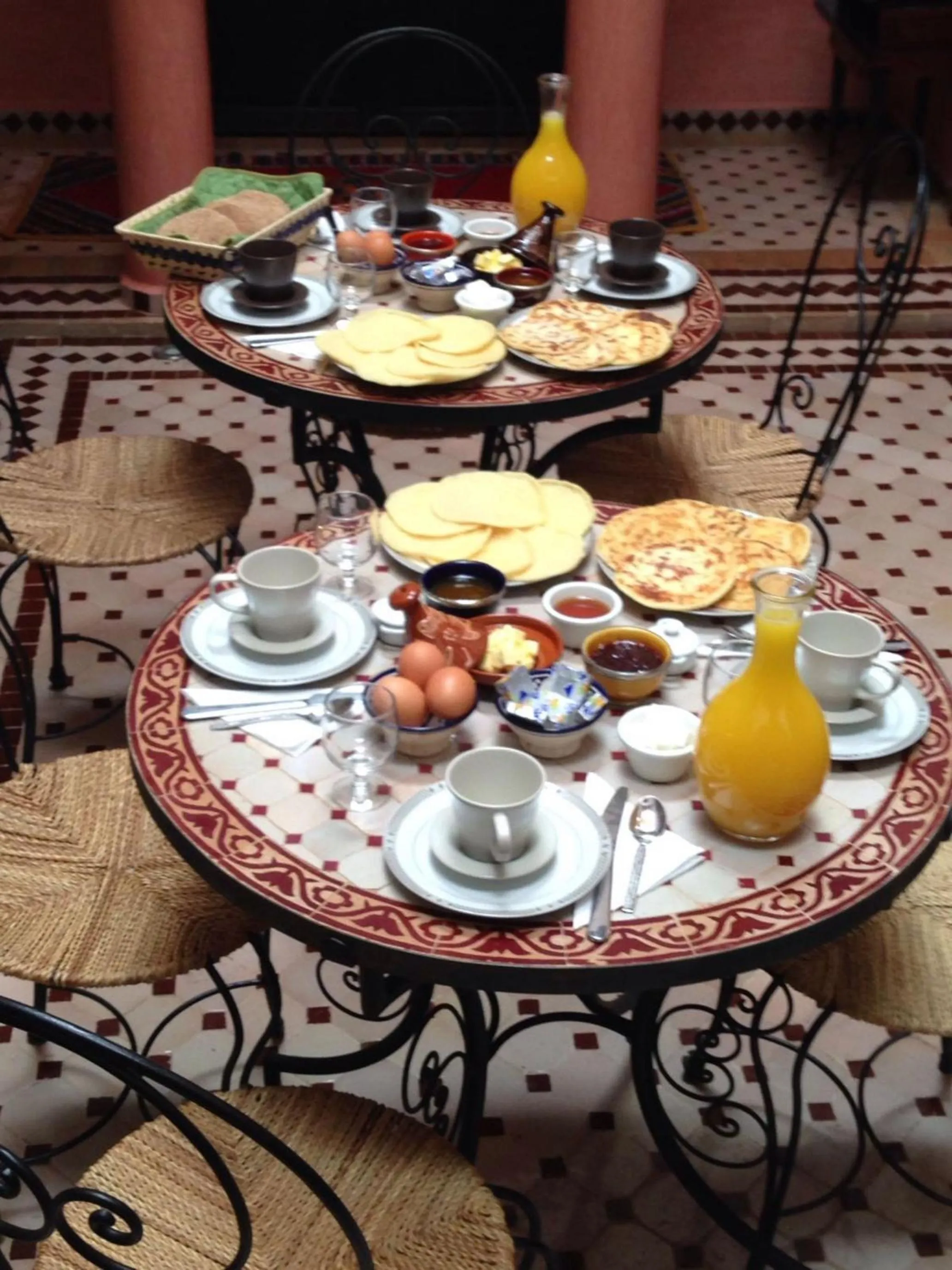 Food in Riad Mounlight