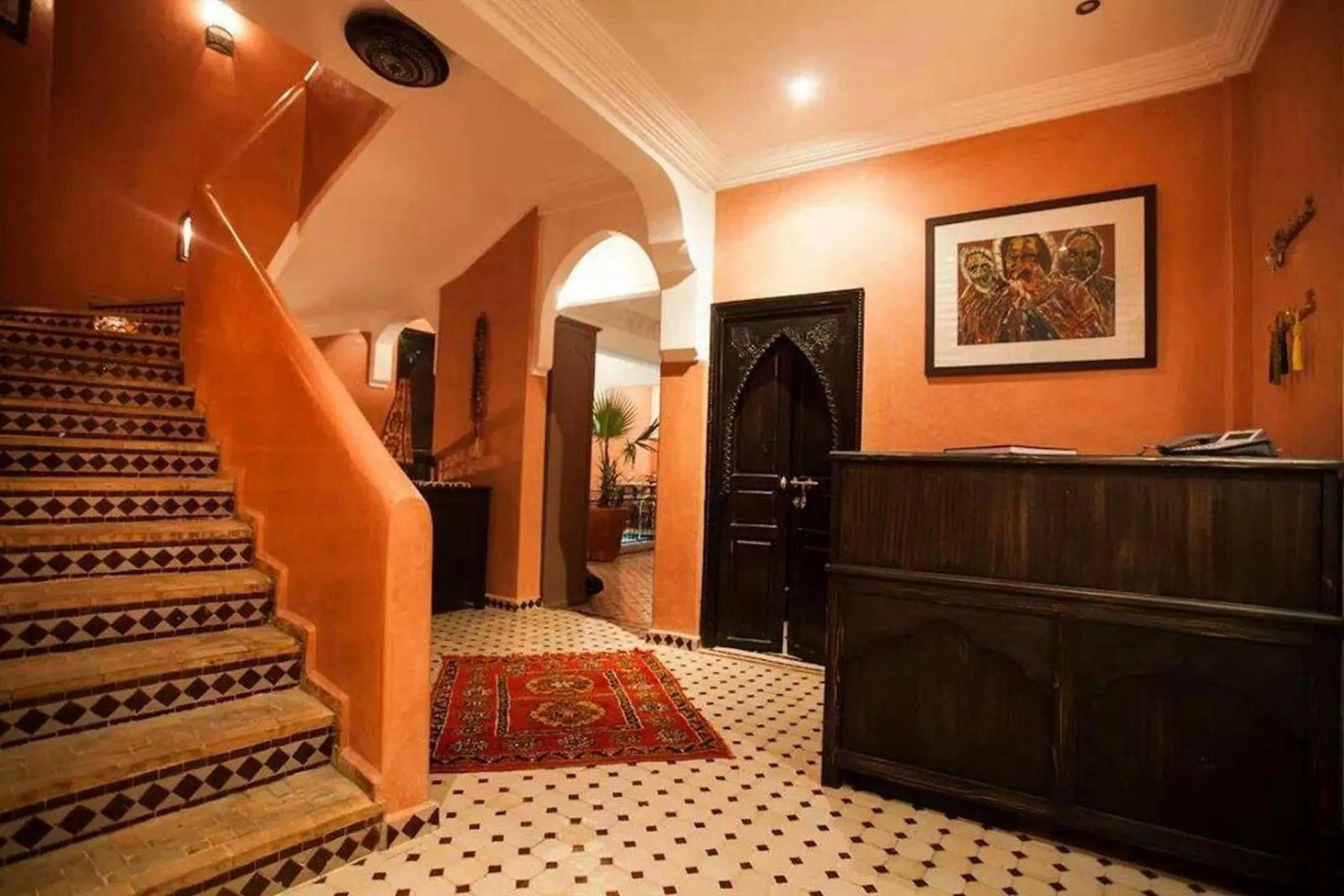 Lobby or reception in Riad Mounlight