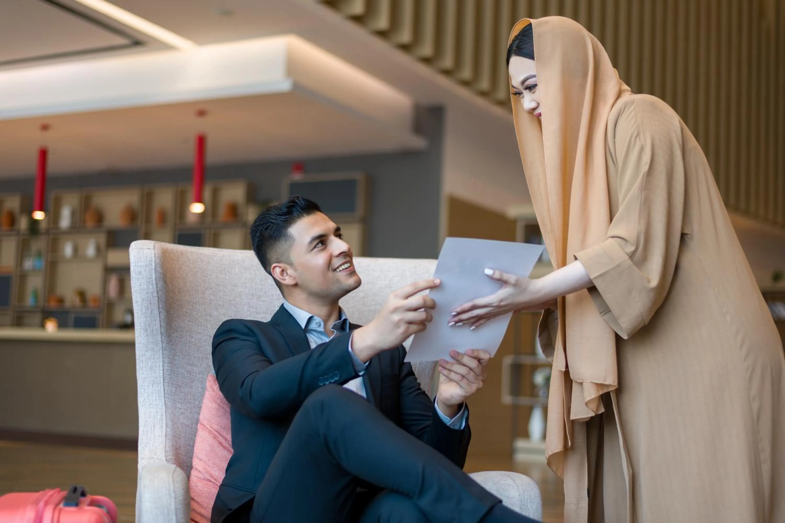 Staff in IntercityHotel Muscat