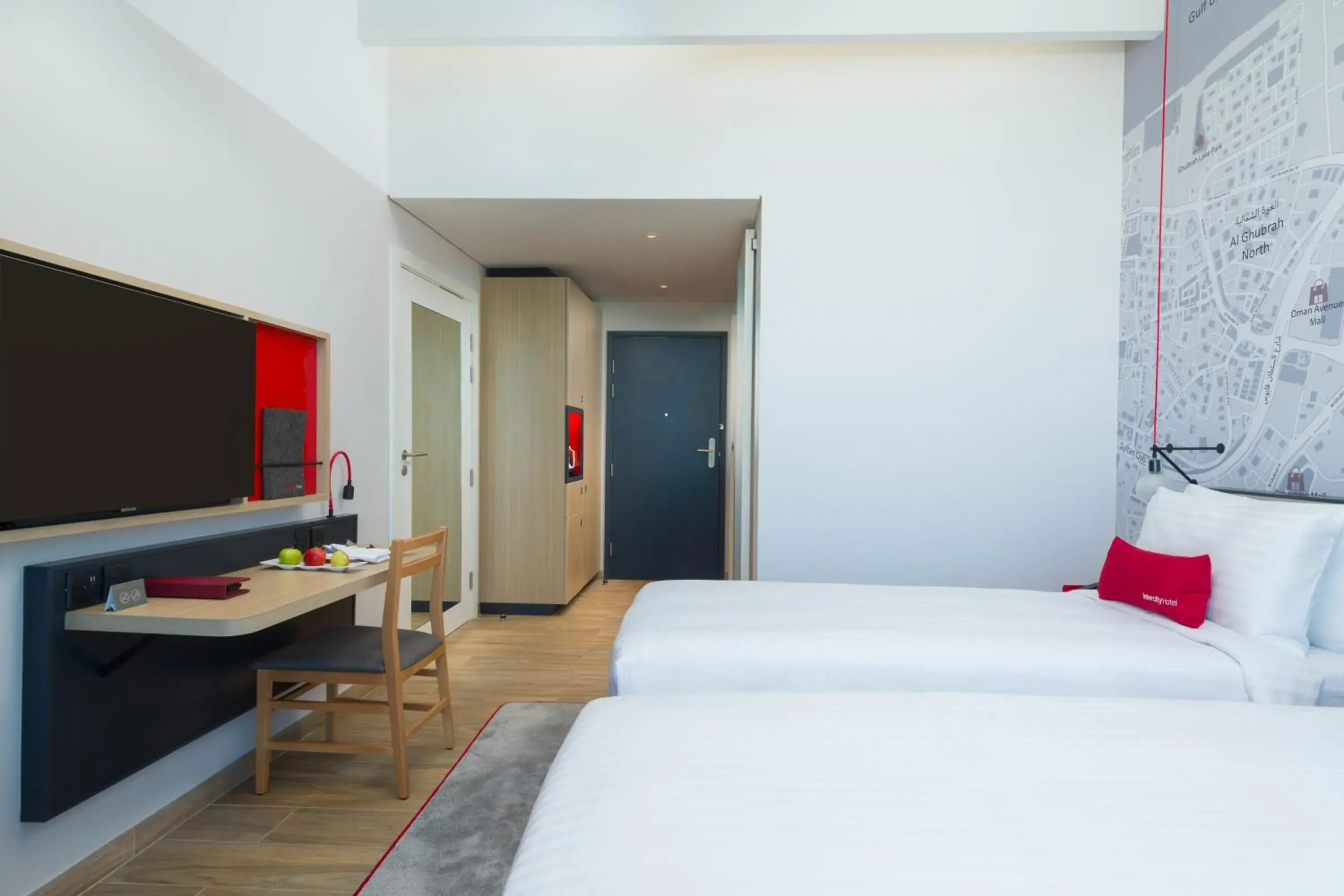 Deluxe Twin Room with Sea View in IntercityHotel Muscat Deluxe Twin Room with Sea View in IntercityHotel Muscat