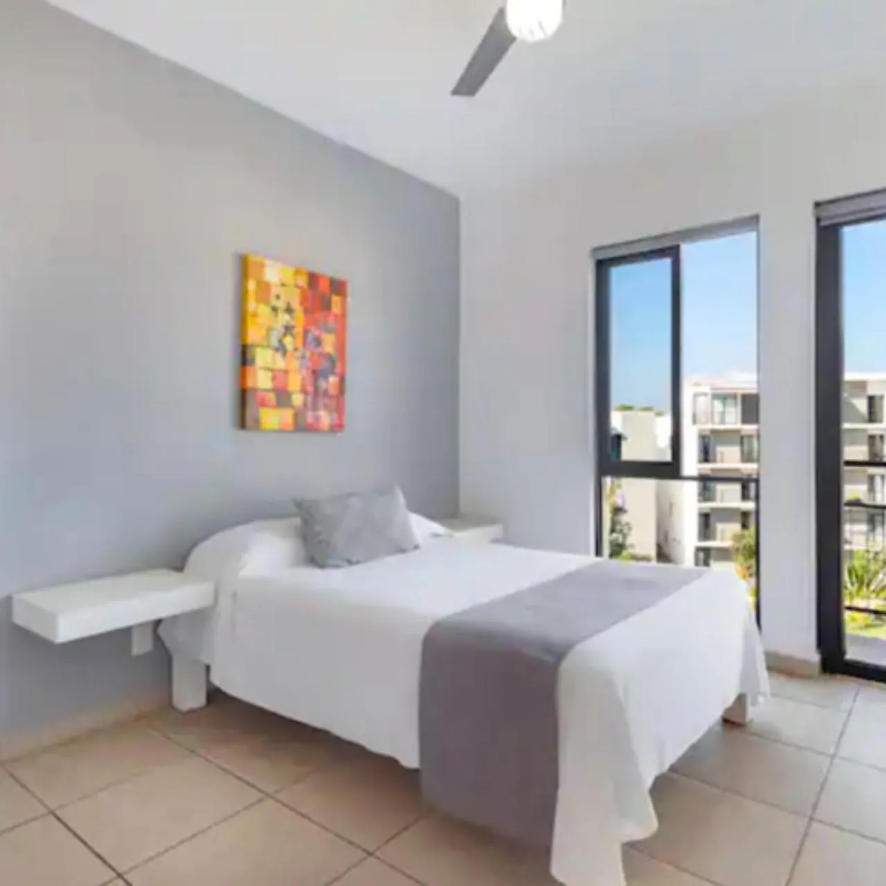 Bedroom, Bed in Apartamento Vacacional con Piscina en Puerto Vallarta