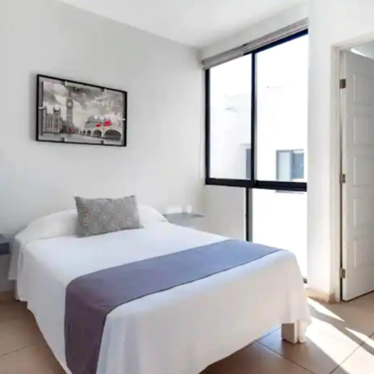 Bedroom, Bed in Apartamento Vacacional con Piscina en Puerto Vallarta