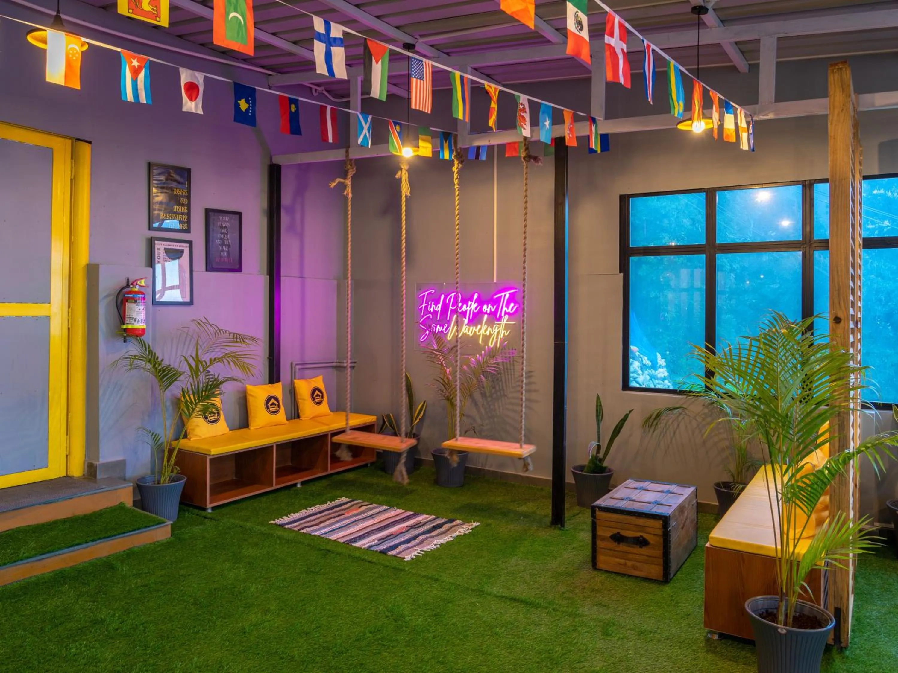 Balcony/Terrace in The Hosteller Mussoorie, Mall Road