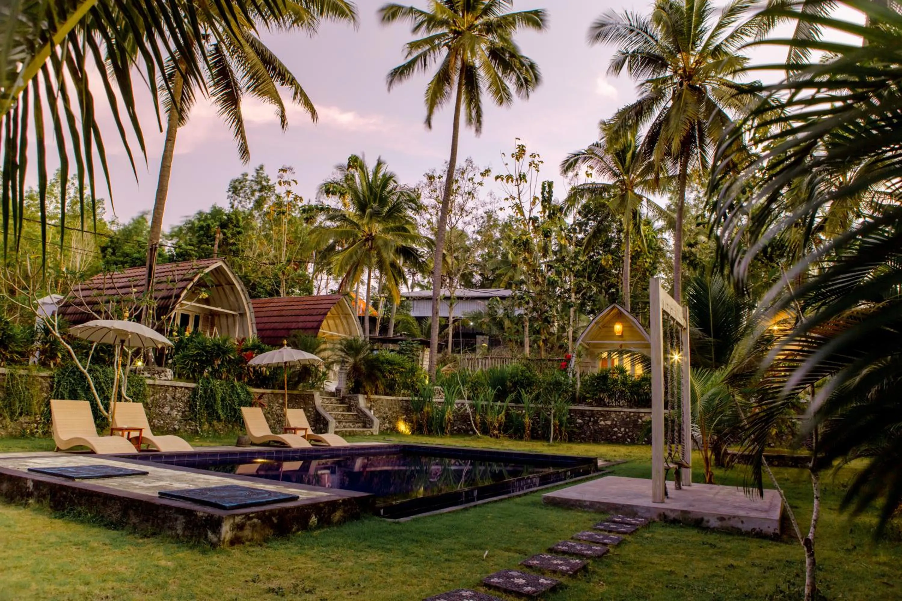 Pool view in La Royale Nusa Penida