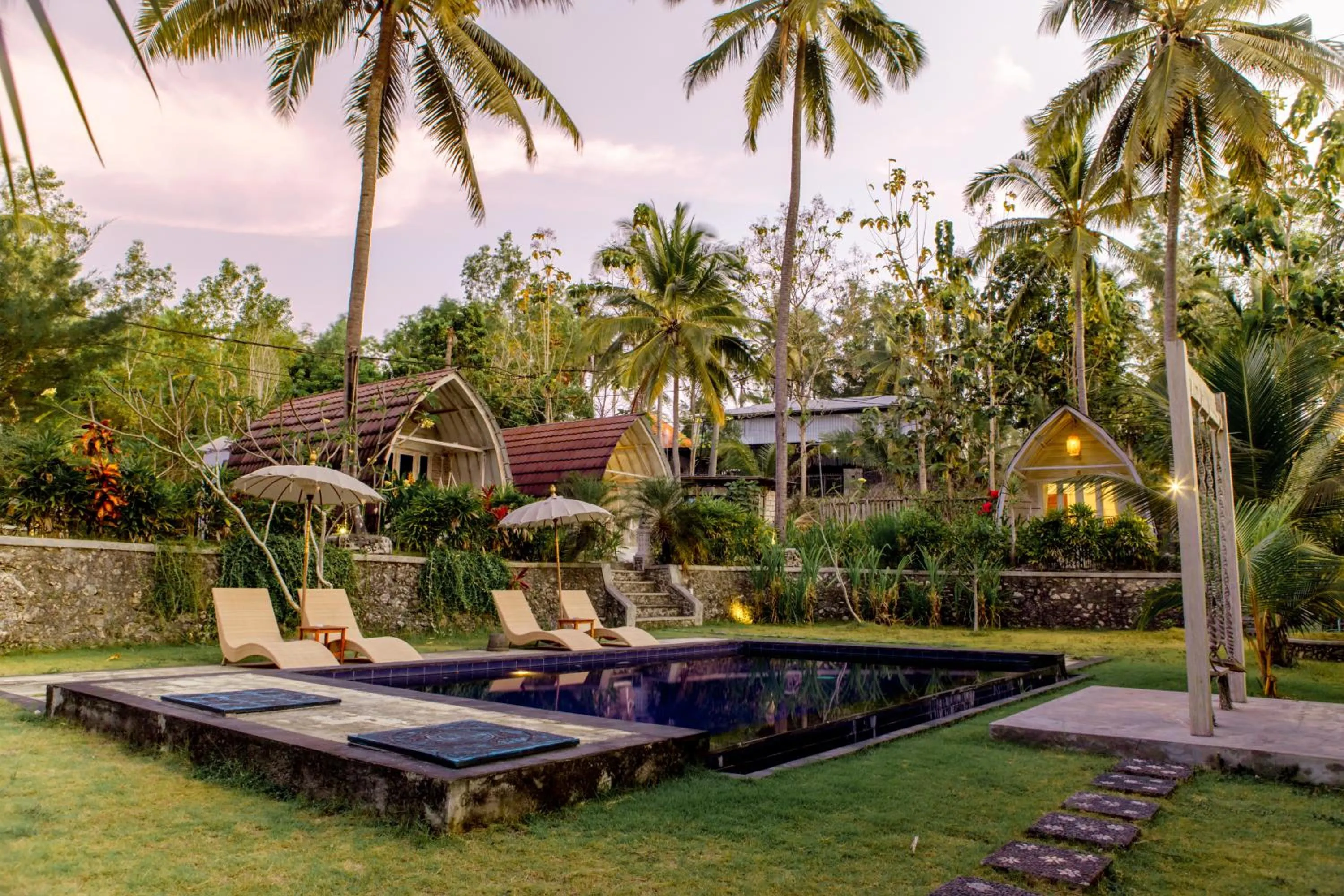 Pool view in La Royale Nusa Penida